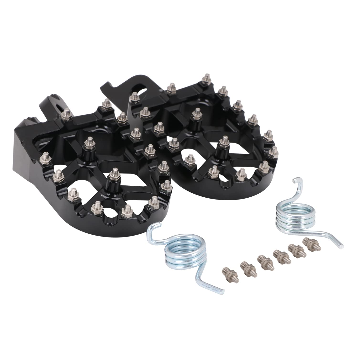 Anxin Dirt Bike Foot Pegs Footpegs Footrests Foot Pedals Rests Cnc For Kx250F Kx450F 06-18 Kx250 Kx 250 19-24 Kx450 19-24 Kx250X