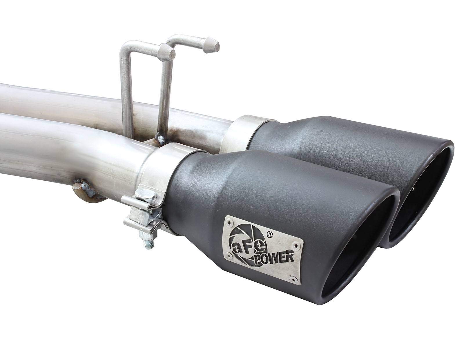 Afe Power 49-48054-B Rebel Series Stainless Steel Cat-Back Exhaust System (Black Tips)