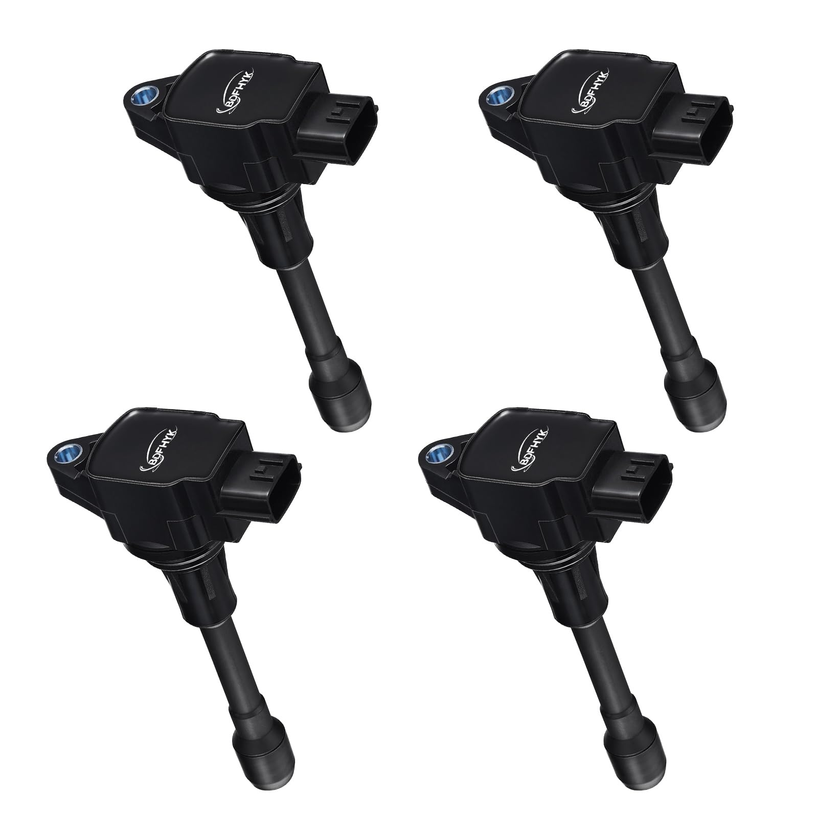 Bdfhyk 4Pcs Ignition Coils Pack Compatible With Altima Cube Sentra Rogue Select Nv200 Pathfinder 1.8L 2.0L 2.5L Compatible With Fx50 M56 Qx60 2.5L 5.0L 5.6L C1696 Uf549 5C1753