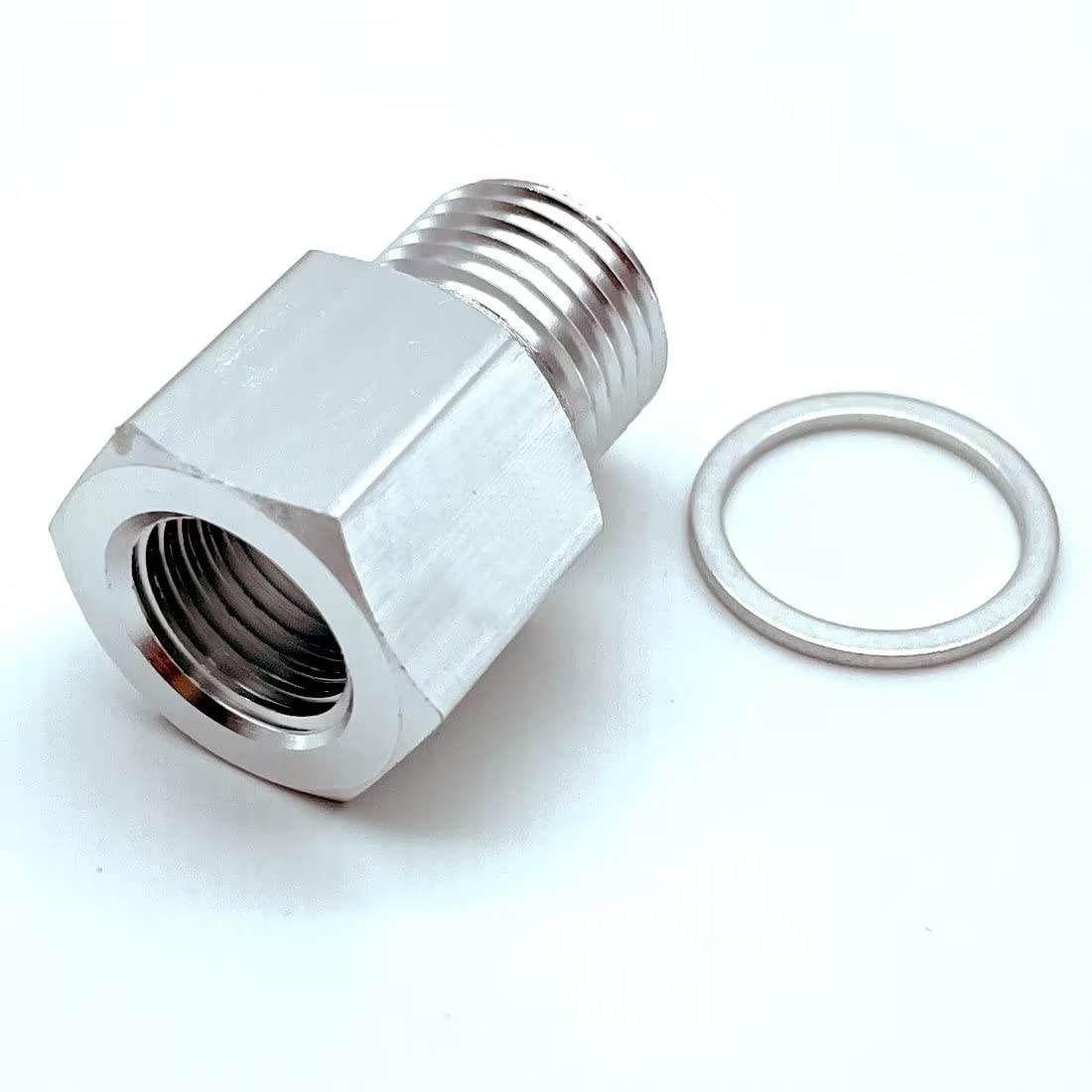 Ls Engine Swap M16 1.5 Adapter To 1/4 Npt Oil Pressure Sensor Ls1 Lm7 Lr4 Lq4 Ls6 L59 Lq9 Lm4 L33 Ls2 Lh6 L92 L76 Ly2 Ly5 Ly6 Lc9 Lfa Lh8 Lmg Ls3 L98 L9H L20 L94 Lz1 L99 L96 Lc8 L77