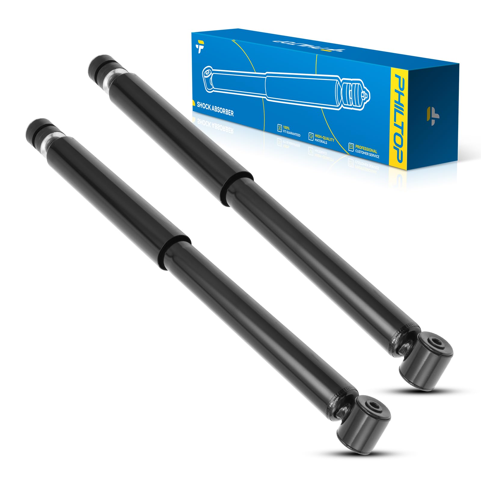 Philtop Rear Struts Shock Absorber Fit For Aveo 2004-2011, Aveo5 2007-2011, G3 2009-2010, Complete Struts With Coil Spring Assem