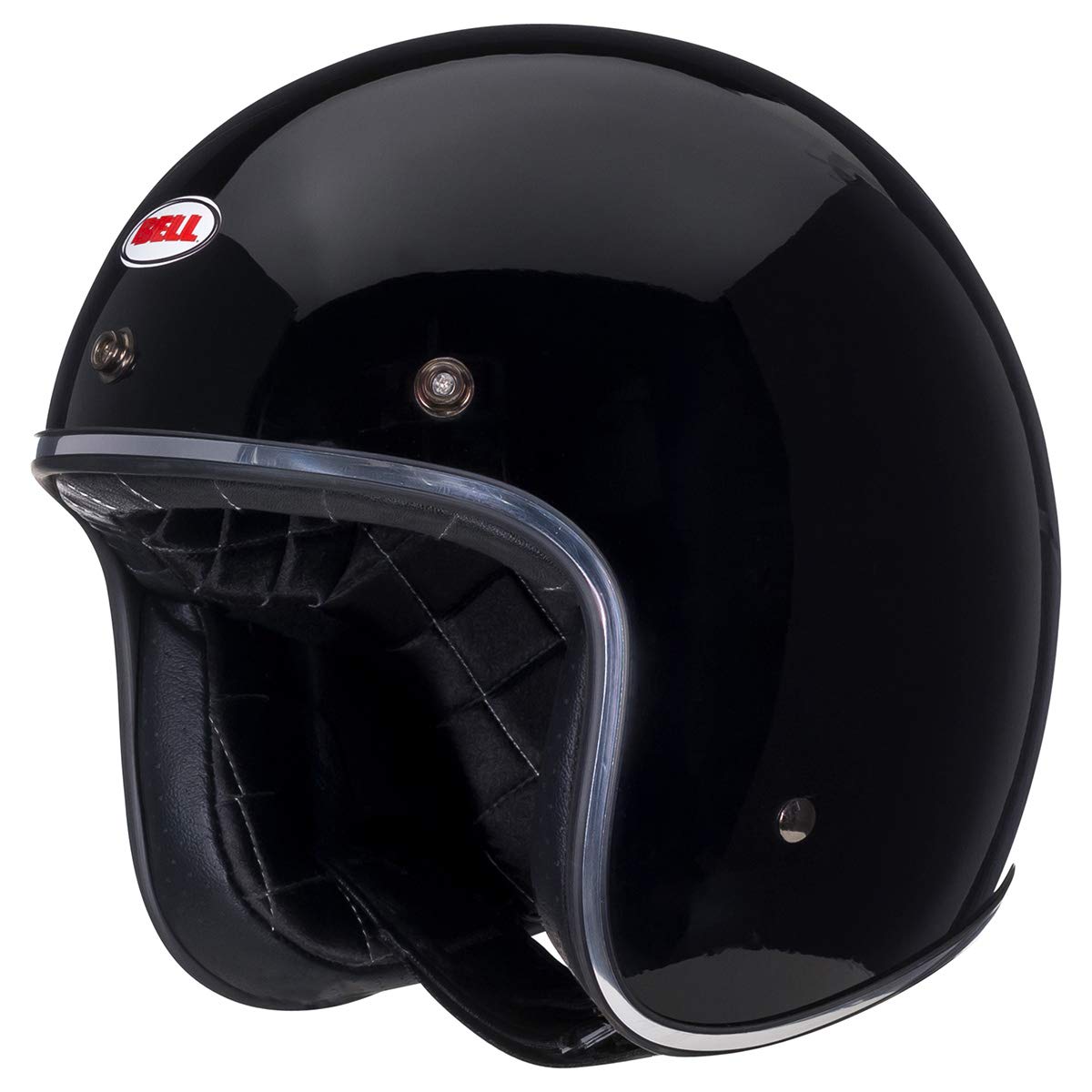 Bell Custom 500 Open-Face Motorcycle Helmet (Gloss Black - X-Small)
