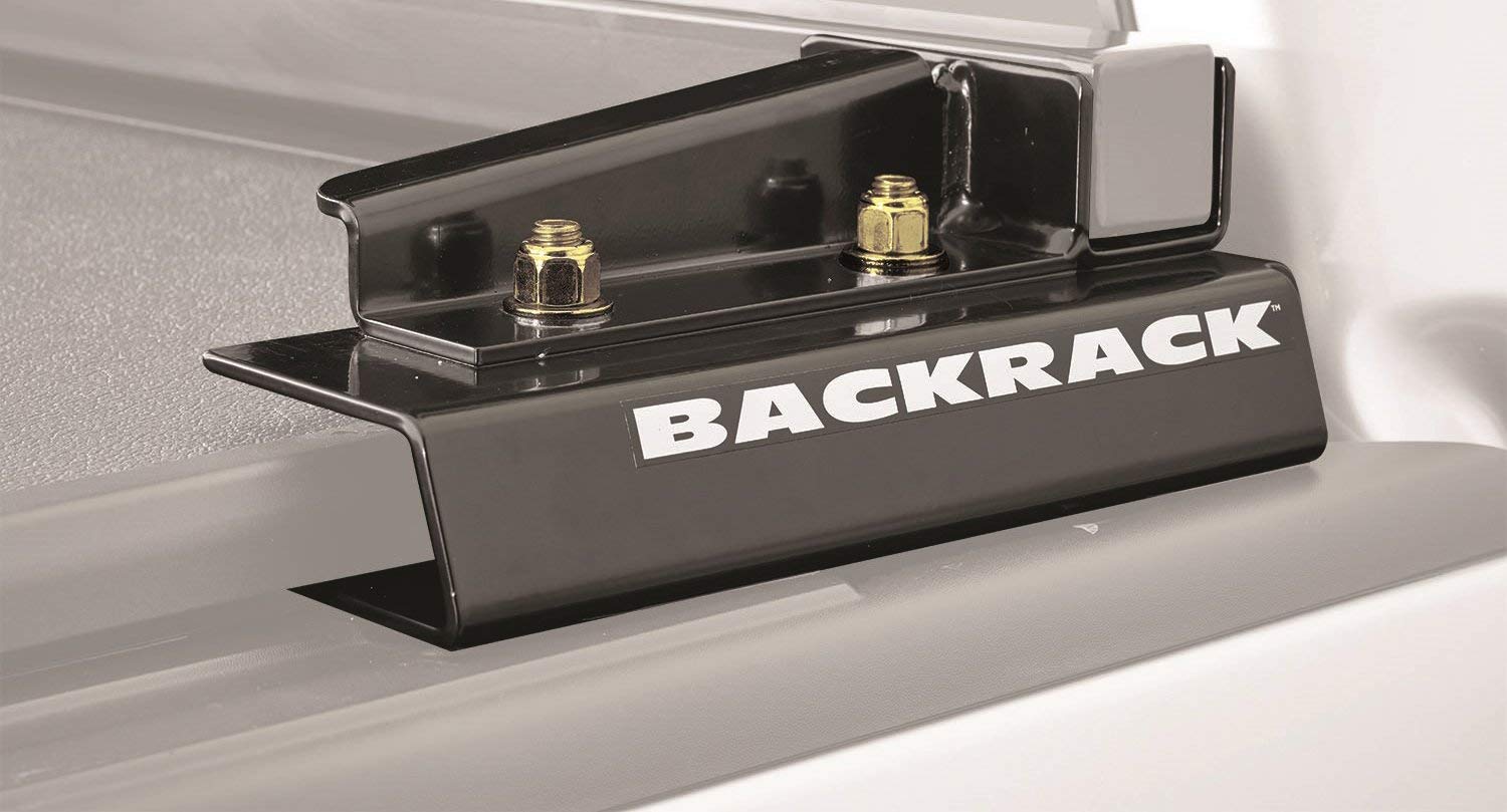 Realtruck Backrack Hardware Kit For Use W/Wide-Top Tonneau, Black, No Drill | 50112 | Fits 2004-2014 Ford F-150