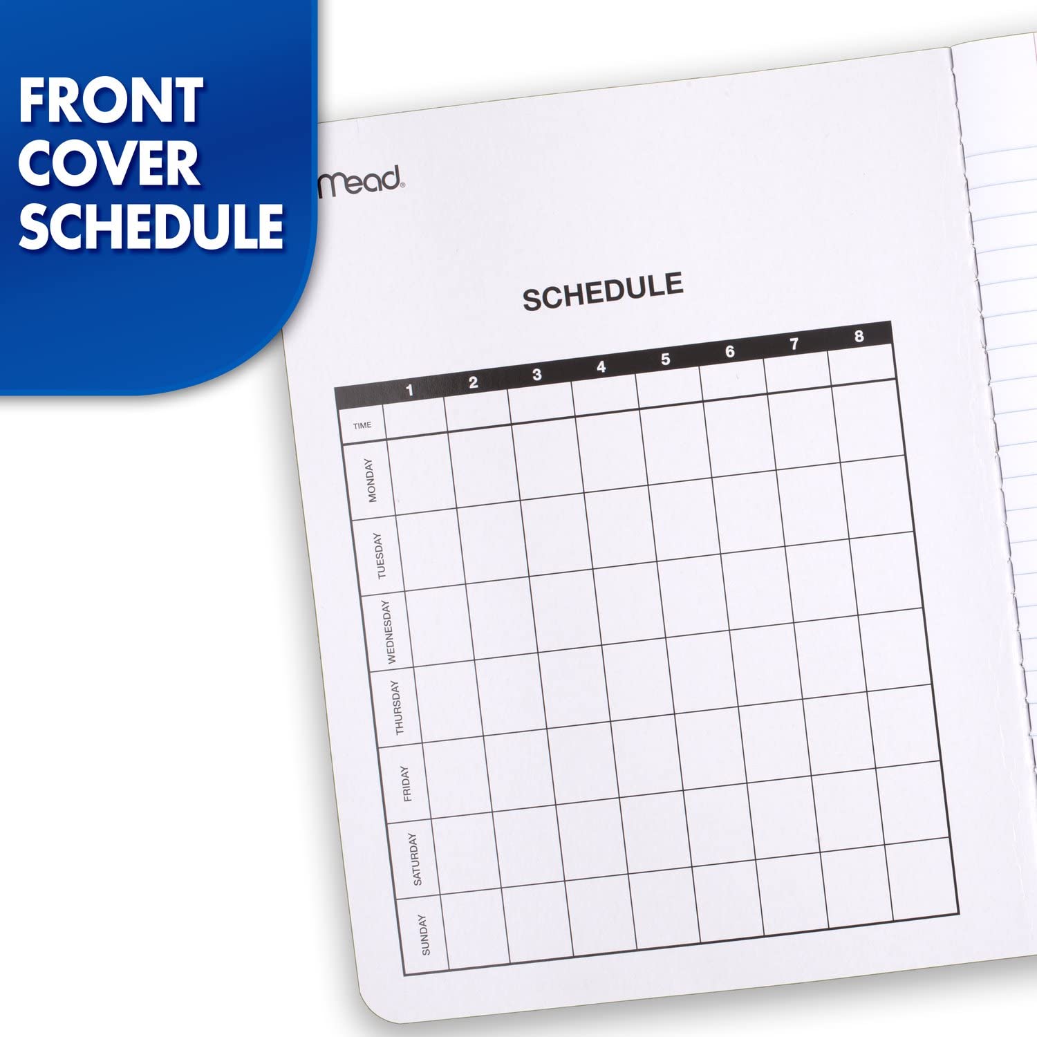 Mead Composition Notebooks, 12 Pack, College Ruled Paper, 9-3/4'' X 7-1/2'', 100 Sheets Per Comp Book, Black Marble (72938)