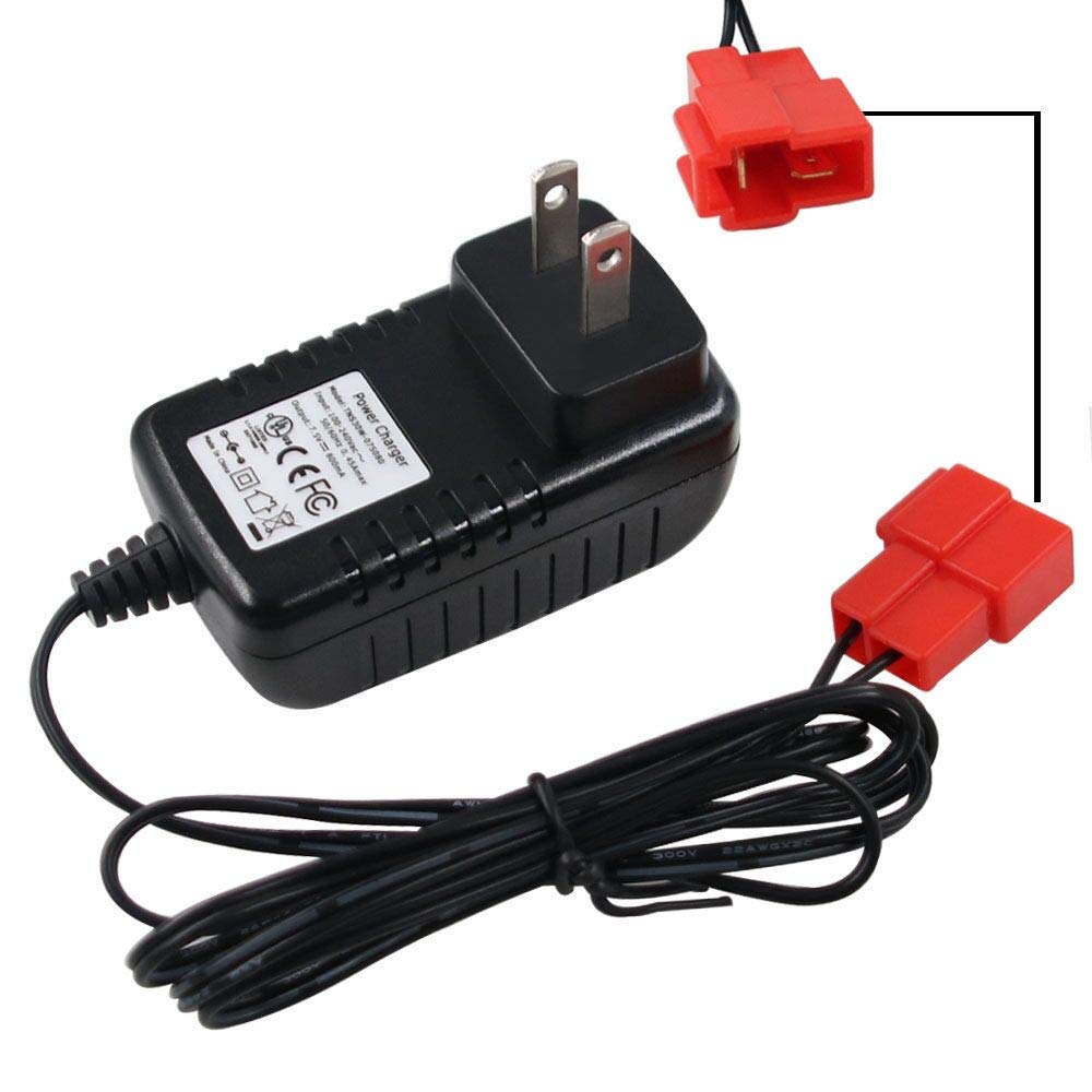6V Kids Powered Ride On Car Charger, Replacement 6 Volt Battery Charger For Kid Trax Disney Princesse Toddler Quad Disney’S Frozen Minnie Kid Trax Moto Atv Audi R8 Spyder Bmw X6 I8 Avigo Mini Atv Gmc
