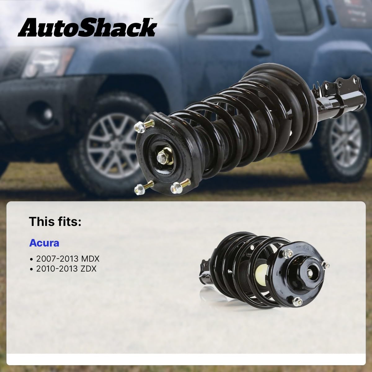 AutoShack Front Complete Struts Coil Springs Assembly Pair of 2 Driver and Passenger Side Replacement for 2007-2013 Acura MDX 20