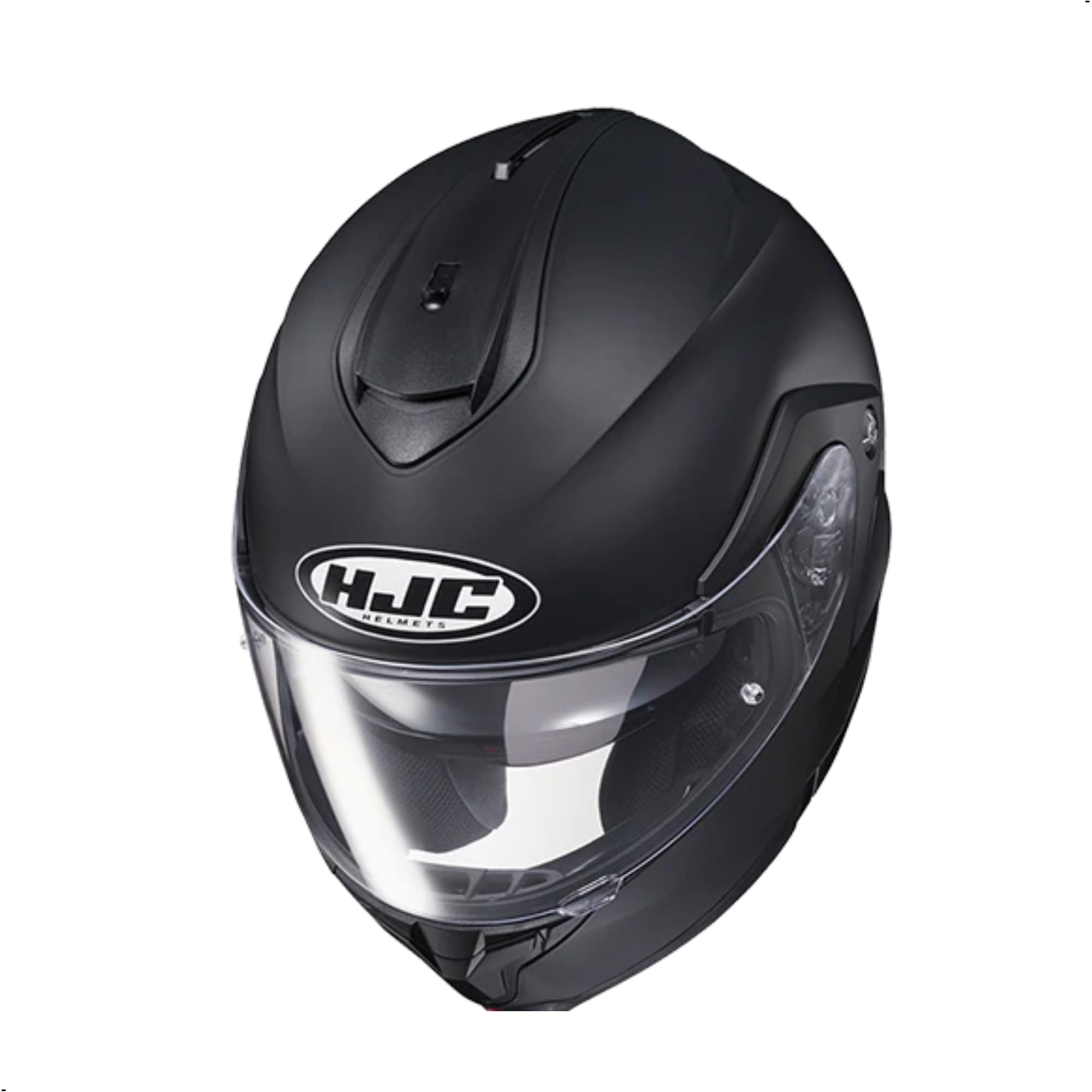 Hjc C91 Solid Modular Motorcycle Helmet With Hj-17 Pinlock Shield, Dot Approved(Semi Flat Black, Xxxx-Large)