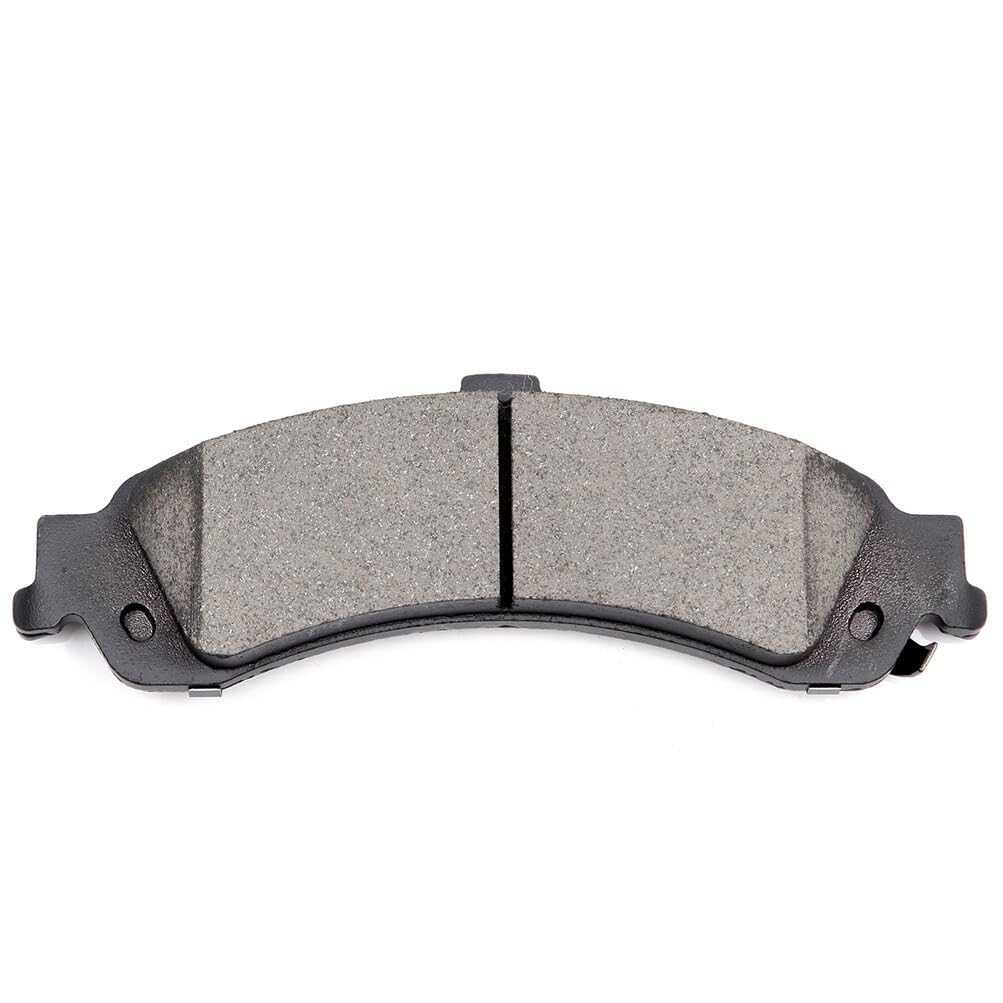 Eccpp D785-7653 D834-7707 Front Semi Metallic & Rear Ceramic Disc Brake Pad Set Fit For Cadillac Escalade 2002-2006,For Cadillac