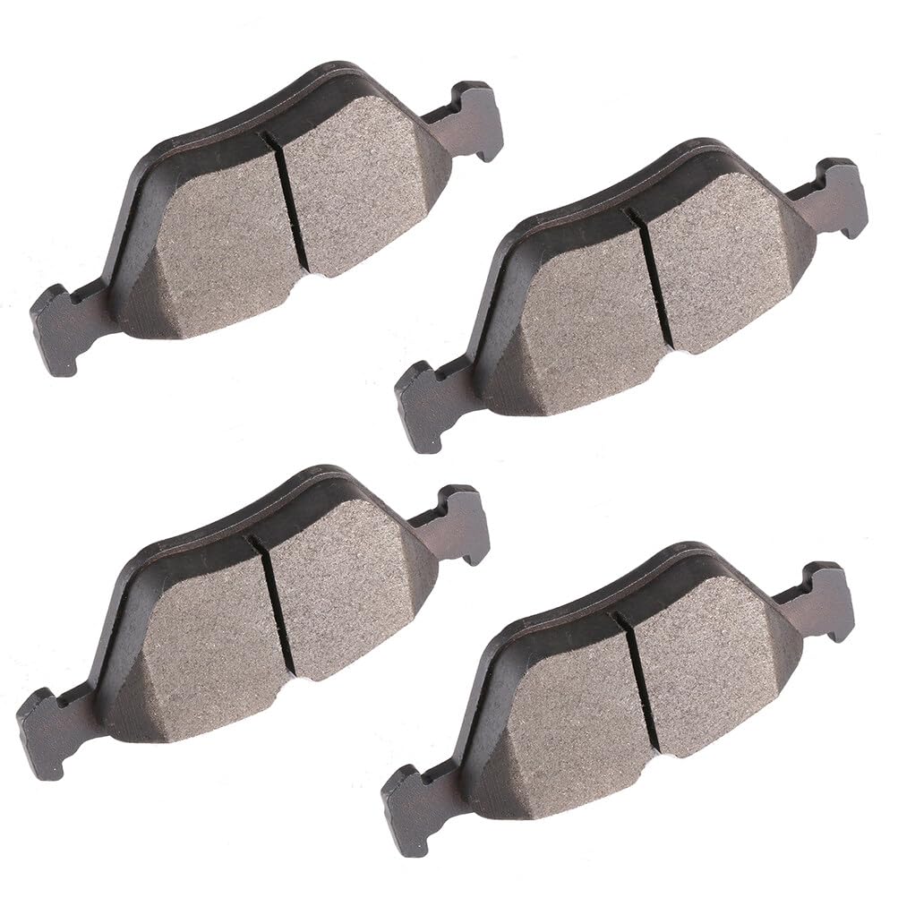 Cciyu D853 Front Semi-Metallic Disc Brake Pads Kit For Chrysler Crossfire For Mercedes-Benz Clk320 Clk430 E300 E320 E350 E430 Sl
