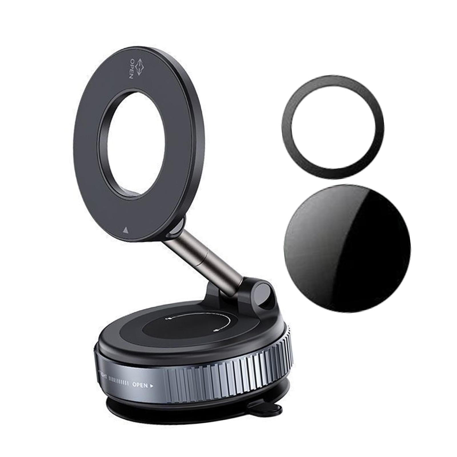 Enakshi Magnetic Car Phone Holder Foldable Car Accessories for Glass Mirror Car Black|Cell Phones & Accessories | Cell Phone Acc