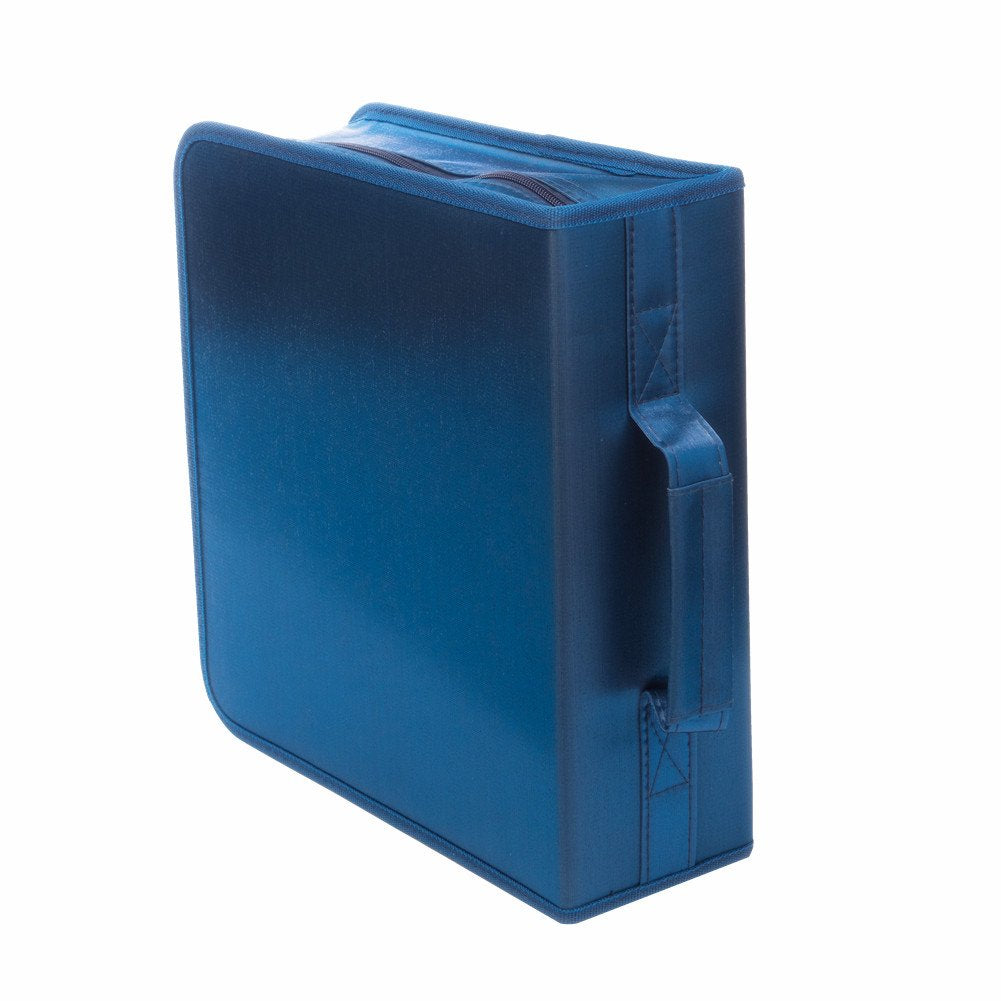 Rekukos 256 Capacity CD/DVD Case Wallet - Blue, Model 5823945944, Storage Holder Booklet