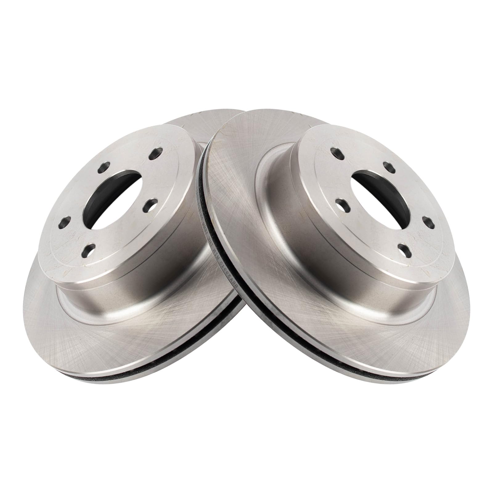 Trq Rear Brake Rotors Set Compatible With 2008-2010 Chevrolet Cobalt