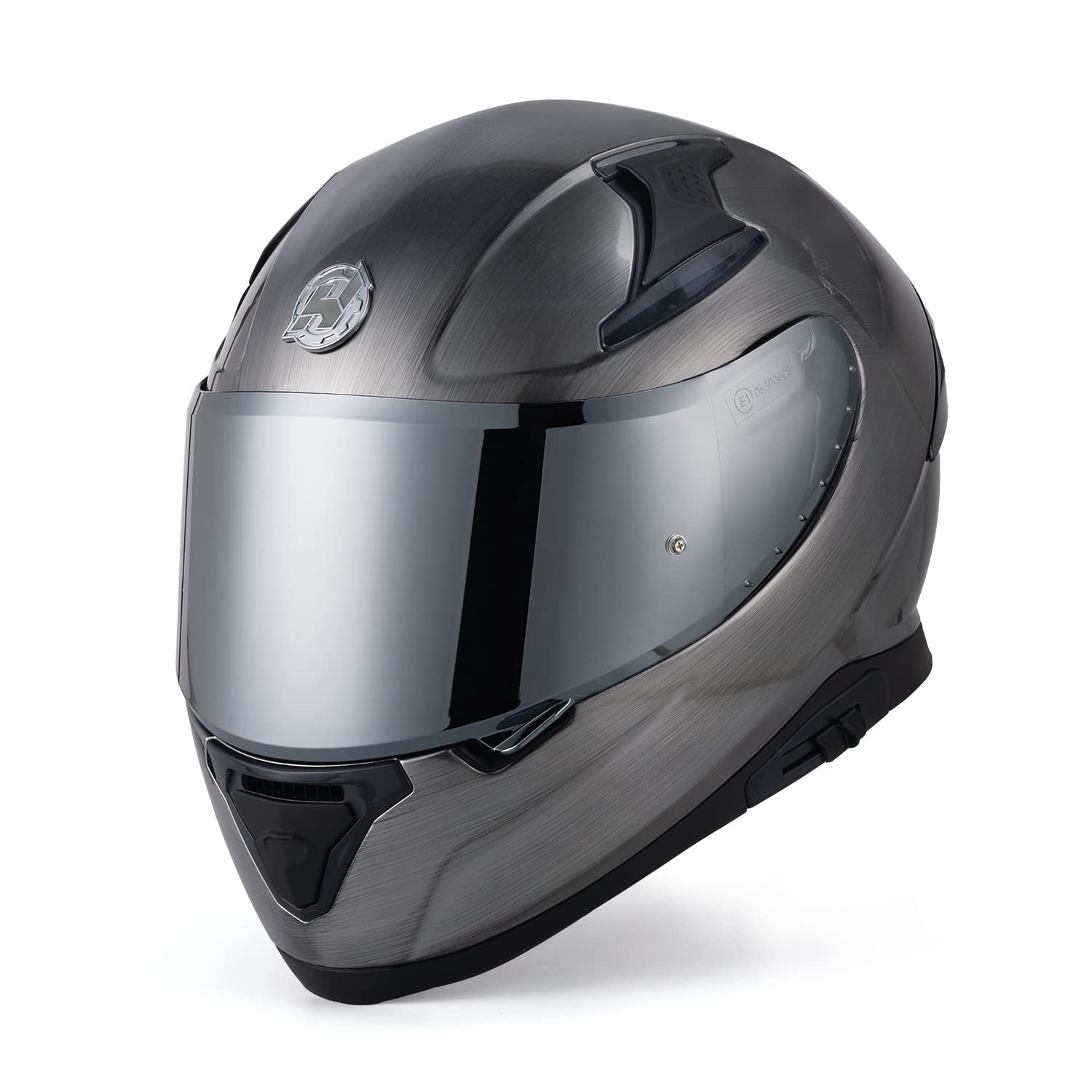 HAX Full Face Motorcycle DOT Approved Helmet with Dual Rear Wing and Pinlock Ready - Lightweight and Durable Motorbike Street Bi