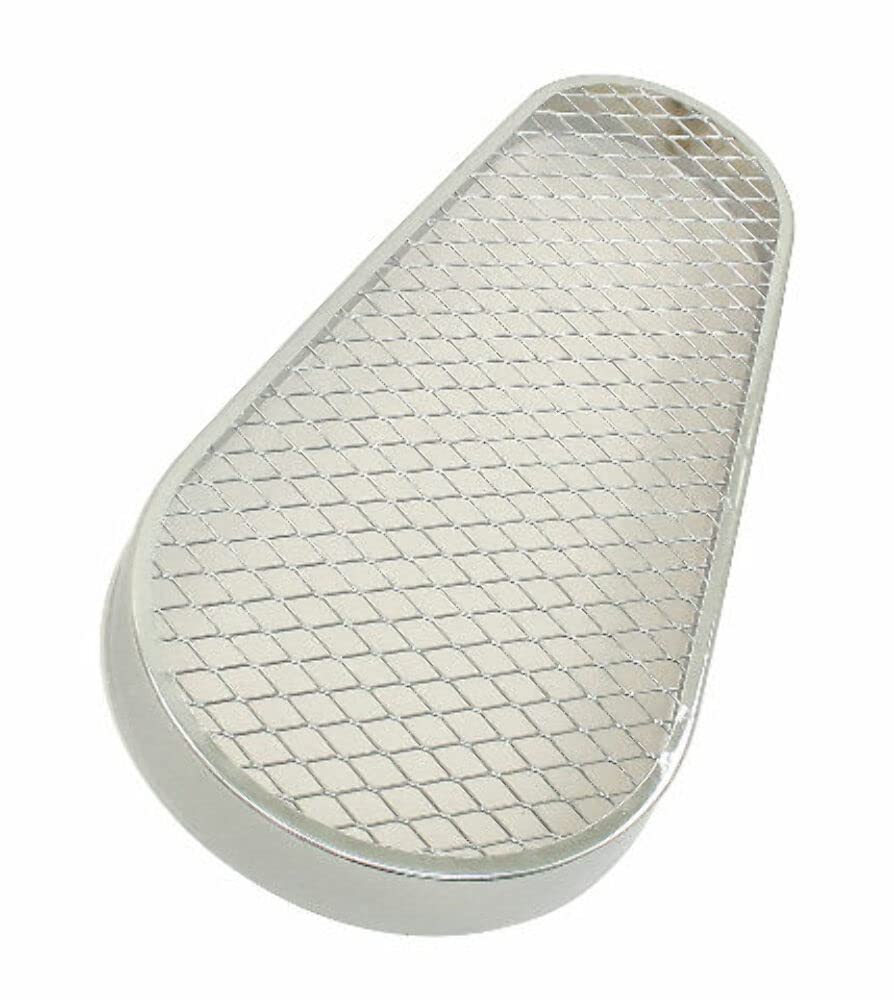Pulley Guard, Chrome Expanded Metal Look, For Aircooled Vw, Compatible With Dune Buggy