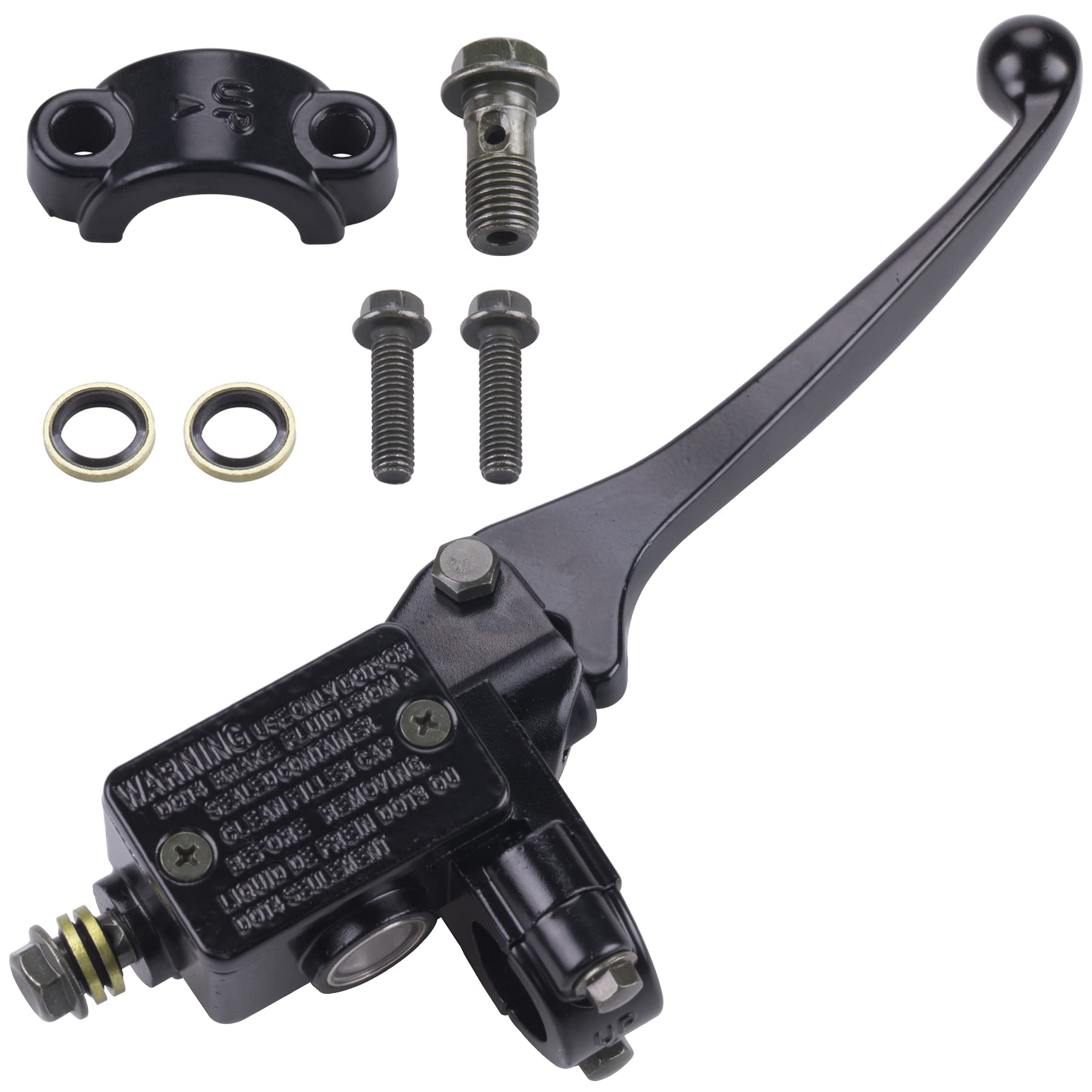 Mwmnun Right Brake Master Cylinder Brake Lever For Taotao Sunl 50Cc 110Cc 125Cc Polaris Outlaw 525 Roketa Taotao Kazuma Eton Baj