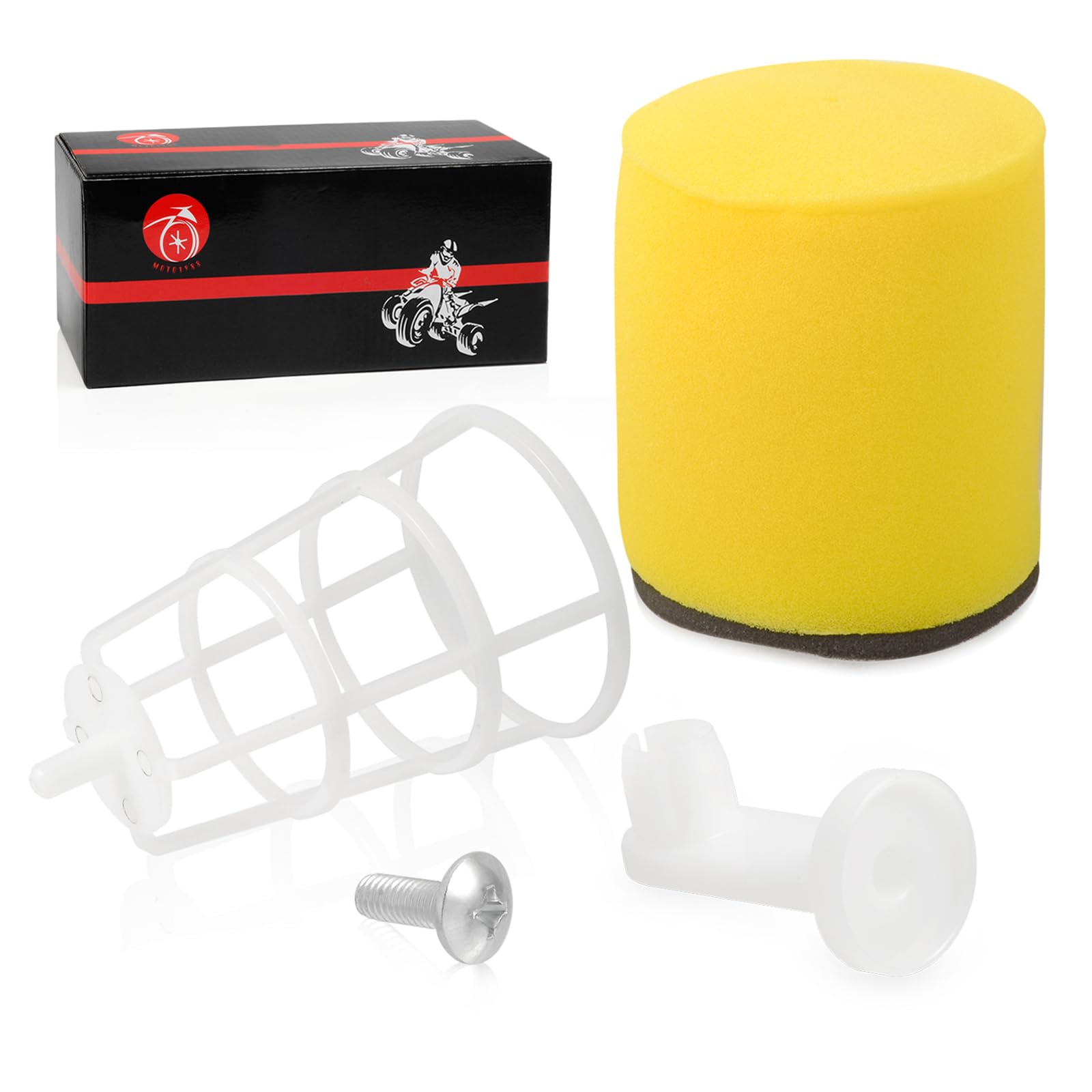 Air Filter and Filter Cage Holder & Stopper For Suzuki Eiger 400 King Quad 400 Vinson 500 LT-A400 LT-F400 LT-A500 LT-F500 13792-