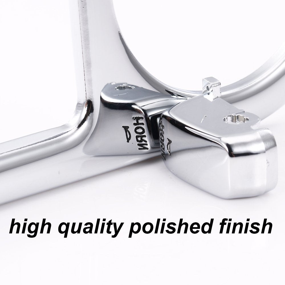 Amazicha 9 PCS Stereo Accent Speedometer Speaker Trim Loop Set for Harley Davidson Electra Street Glide Ultra Classic 1986-2013