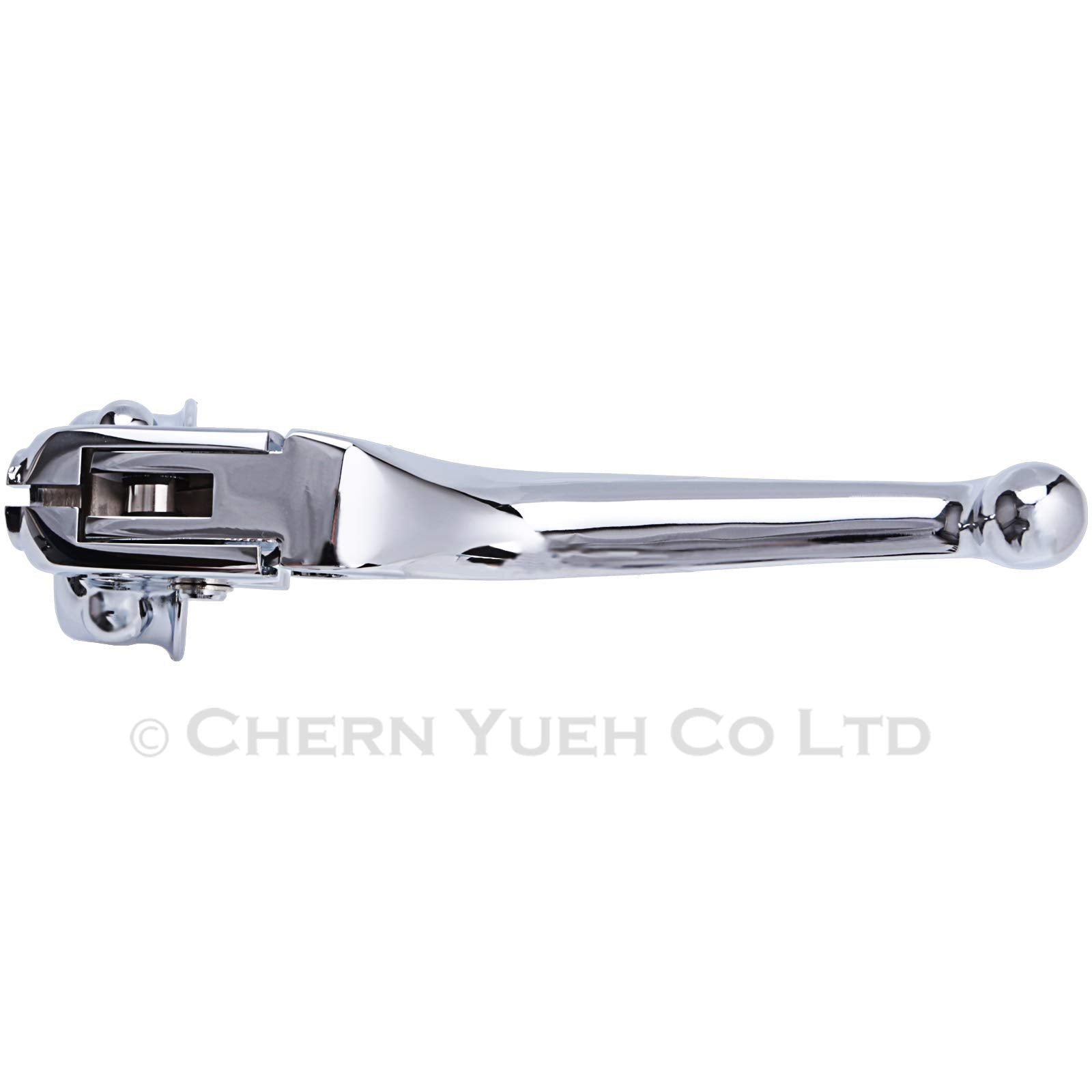 Chern Yueh Chrome Clutch Lever Perch Clamp for 96-06 Harley-Davidson Dyna Softail Touring, Aluminum, Model 4718018175684