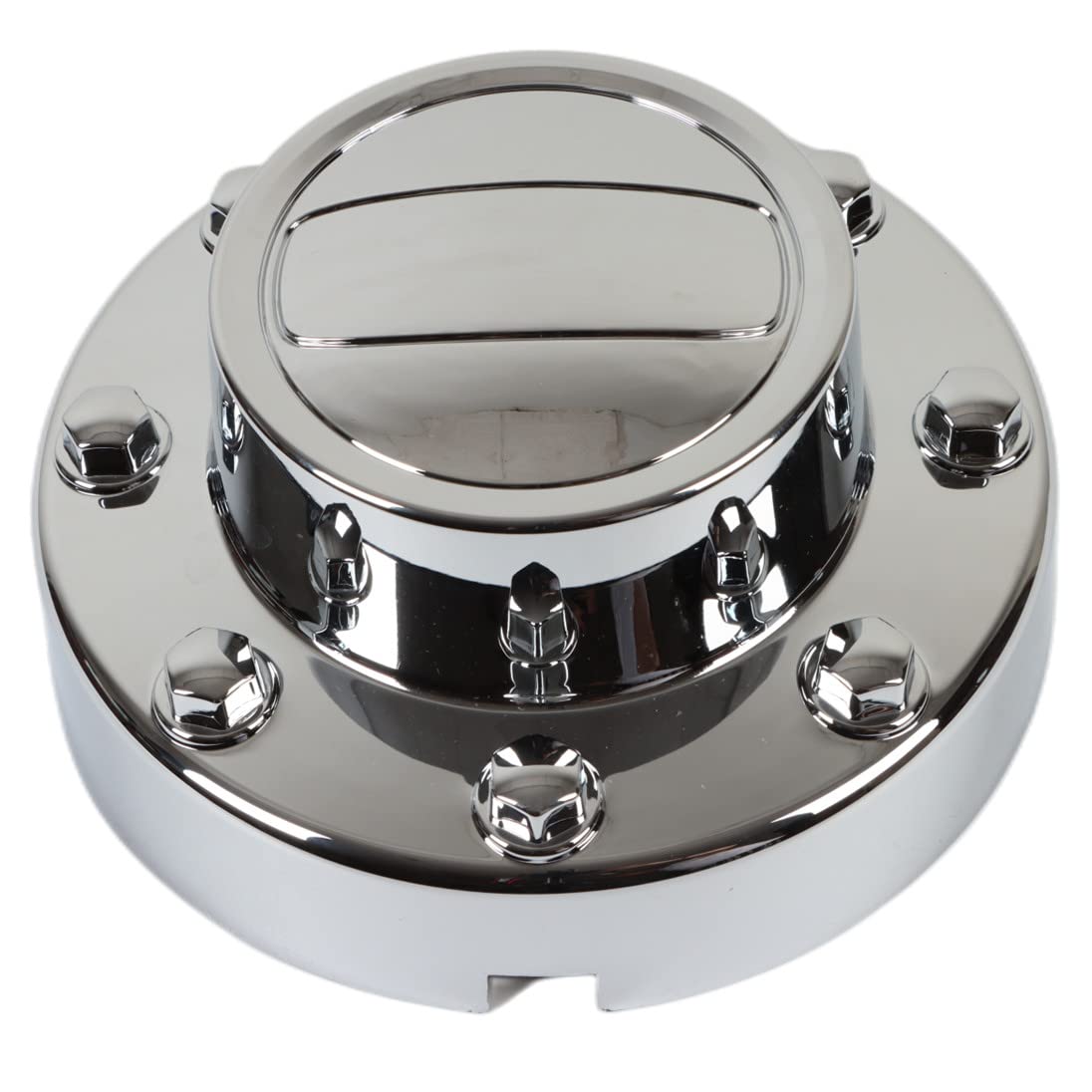 PPCovers Chrome Wheel Hub Center Caps Set for 2011-2016 Ram 3500 Dually, Silver, Alcoa Alloy, 2 Front & 2 Rear