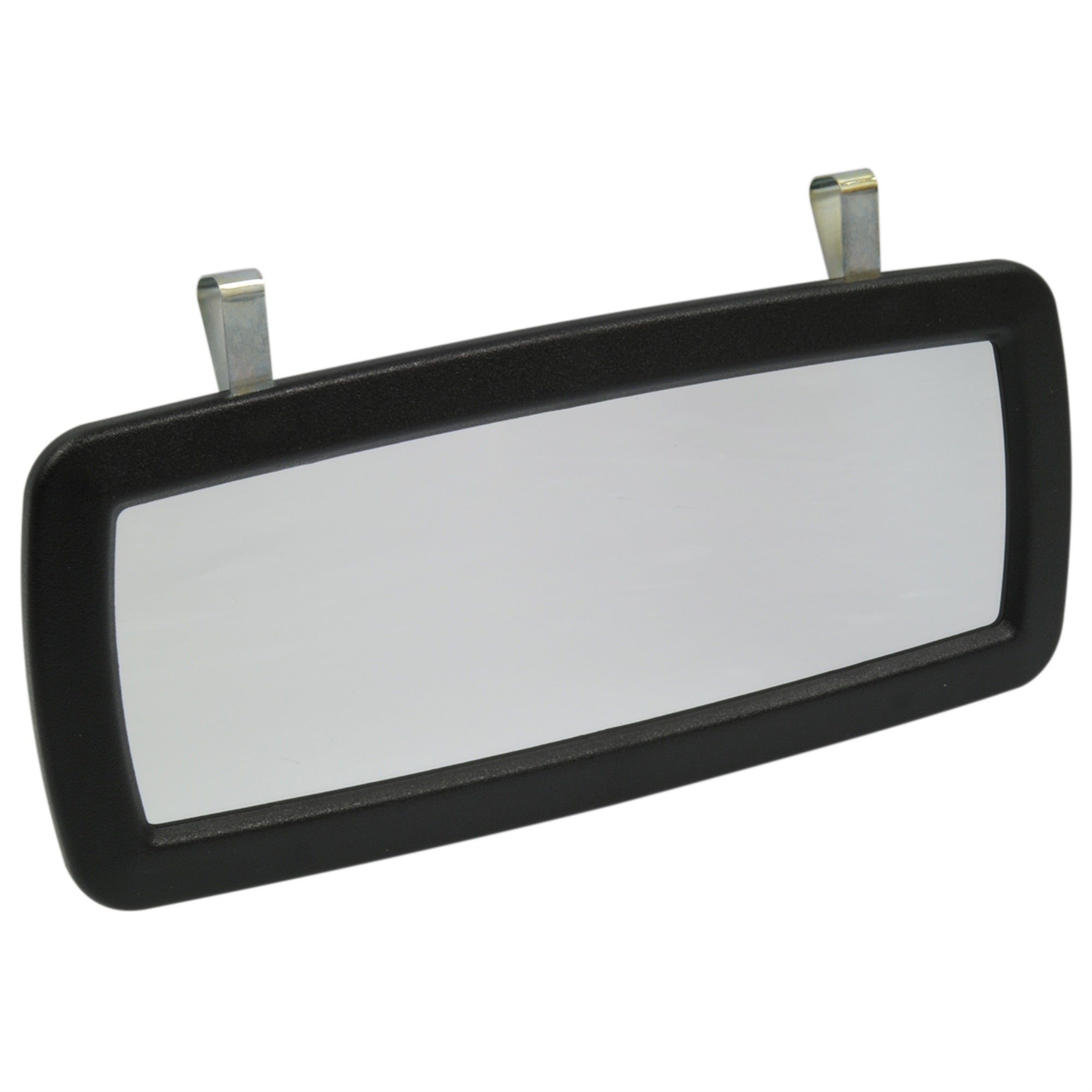 TruckSpec 7075 9.75 Inch x 4.25 Inch ClipOn Visor Mirror Large Car Makeup Mirror Removable Sun Visor Vanity Mirror Black