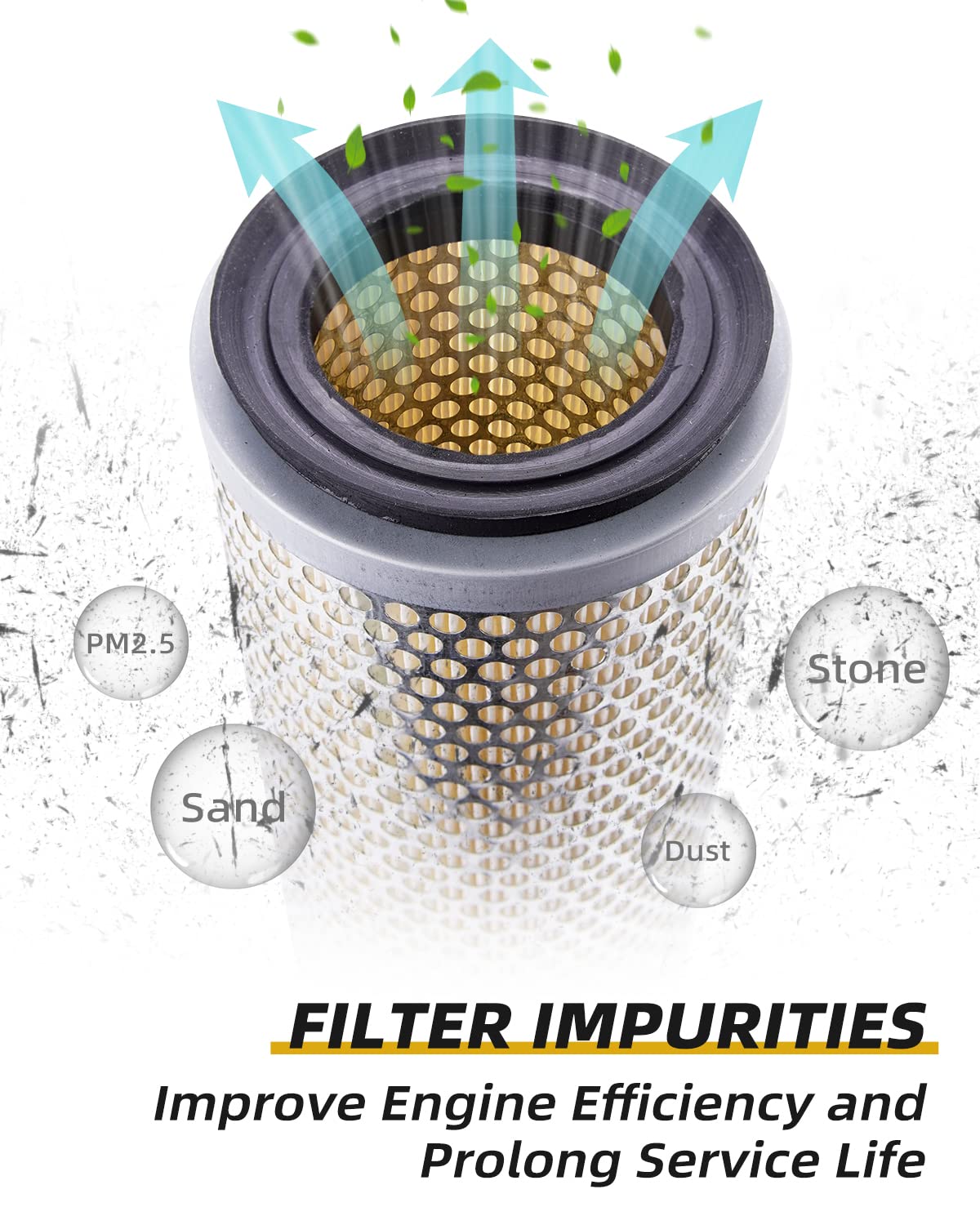 Quickwolf 7081308 Ranger Air Filter Compatible For Polaris Ranger 500 2006-2013 Ranger 700 2006-2009 Ranger 400 2010-2014 Ranger