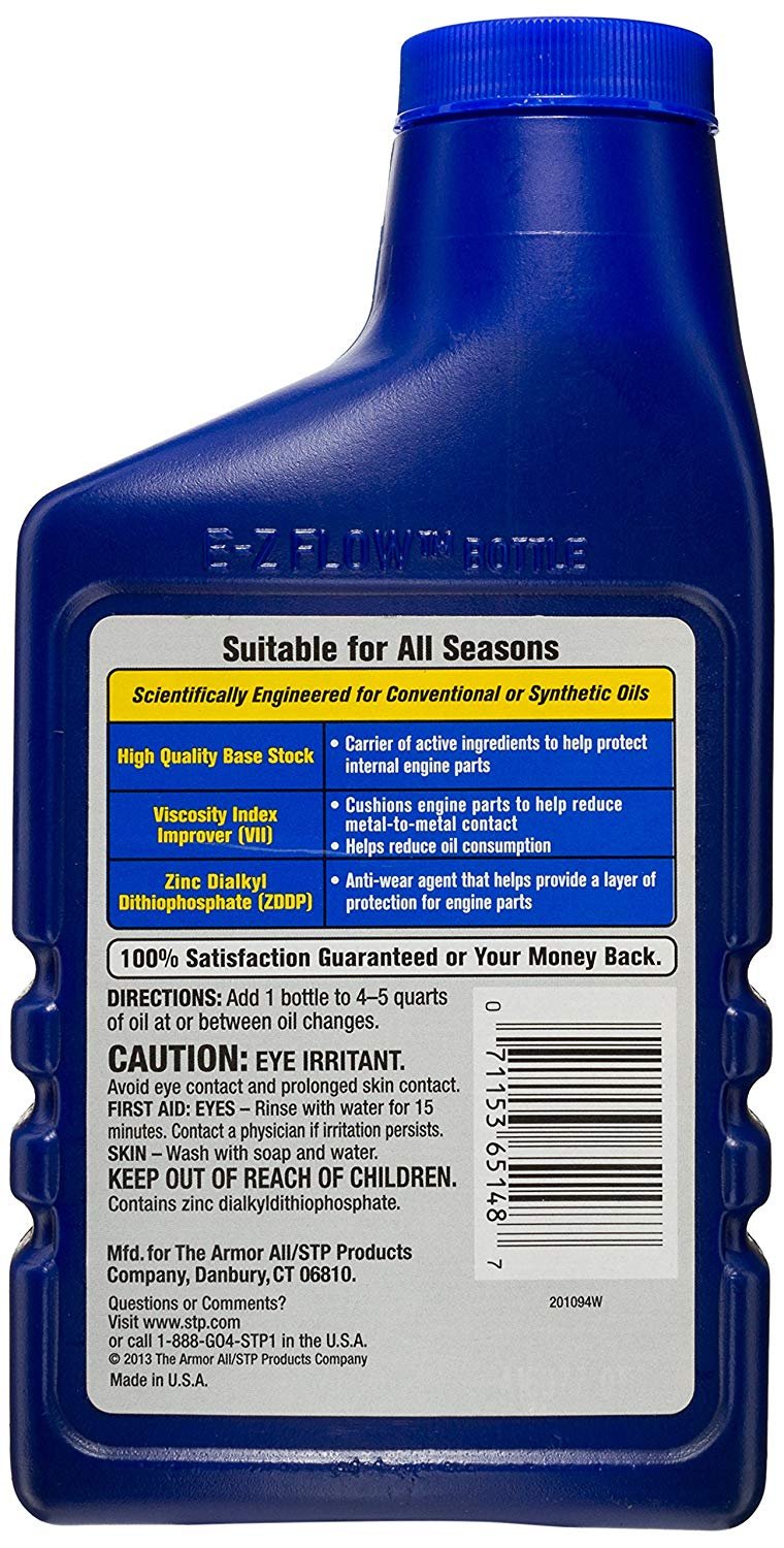 STP 65148 Oil Treatment - 15 Oz Plastic Formula for Engine Performance