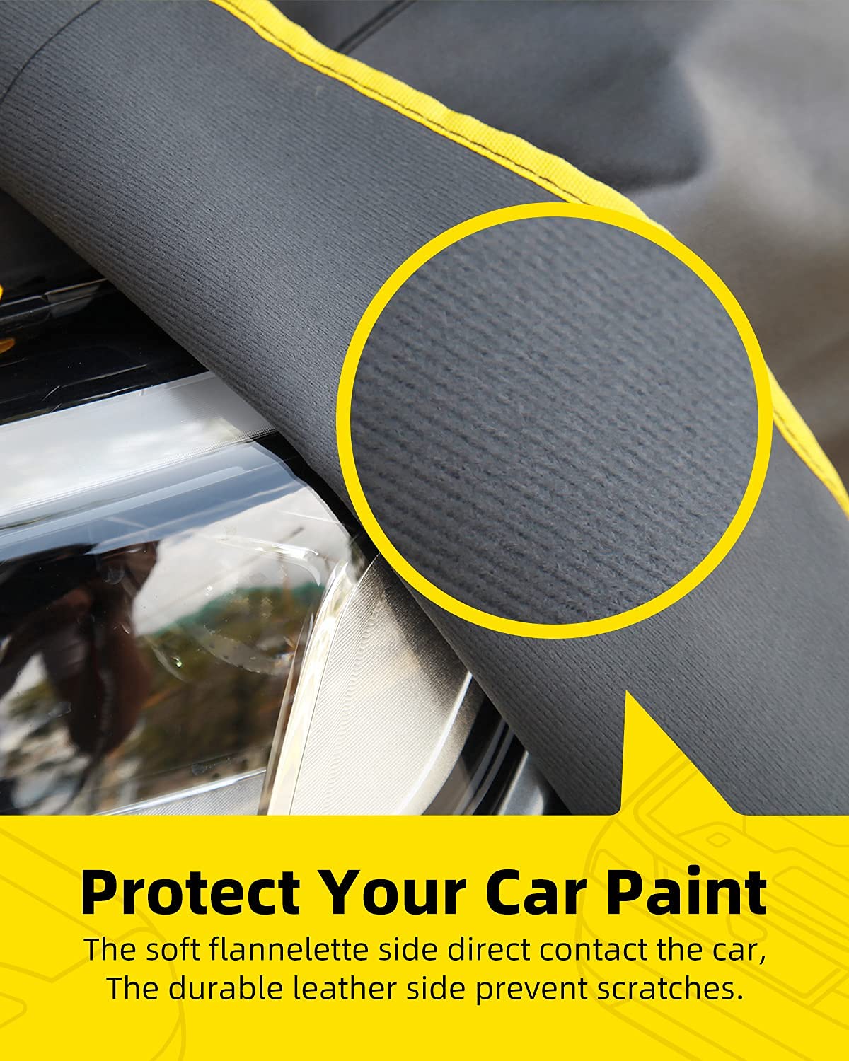 Joiify 3 Pcs Fender Covers for Mechanics, 25 Strong Magnets, Microfiber Leather Car Fender Protector Mats - Size M