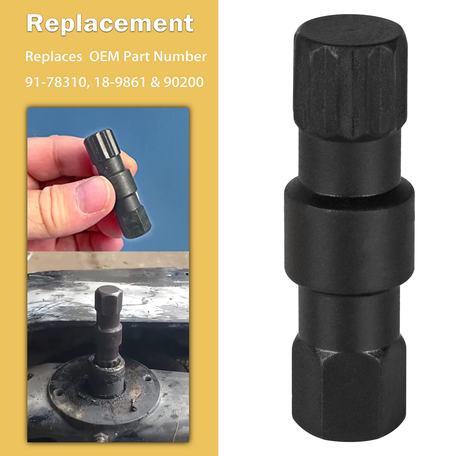 91-12037 Shift Cable Tool and 18-9861 Hinge Pin Tool Fit for Mercruiser Alpha One Gen 1 & Gen 2, MC-1, R, MR Replace 91-12037 18