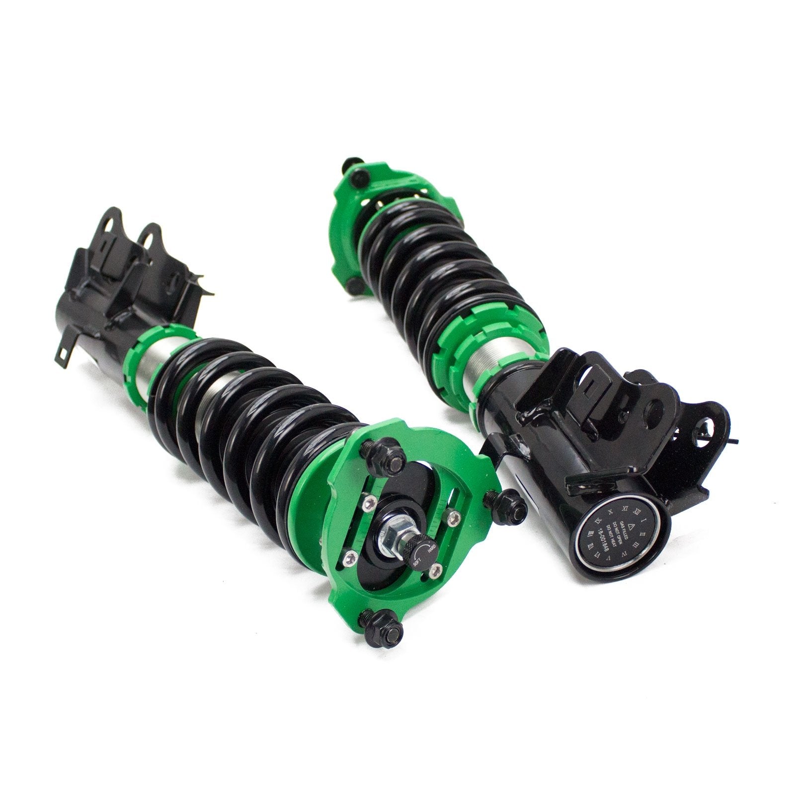 Rev9 R9-Hs2-011_2 Hyper-Street Ii Coilover Suspension Lowering Kit, Mono-Tube Shock W/ 32 Click Rebound Setting, Full Length Adjustable, Compatible With Honda Civic Si (Fg/Fb) 2012-13