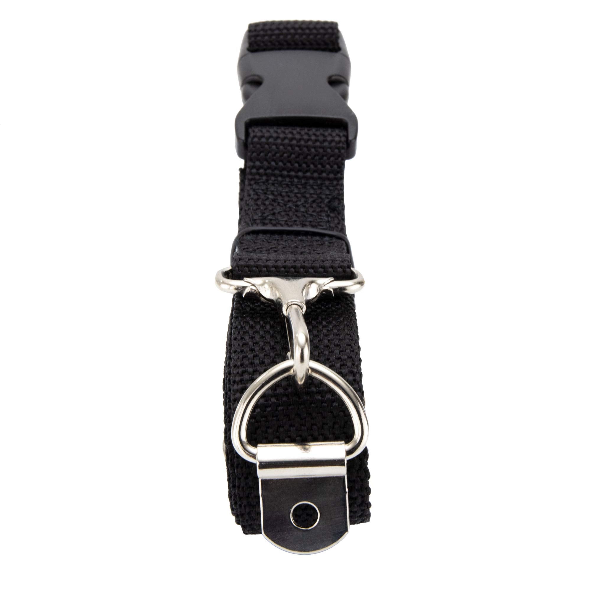 RecPro RV Furniture Tie-Down Straps, 86" Hook & D-Ring, 2 Pack, Black, Model RP-1066, Durable Polyester Material