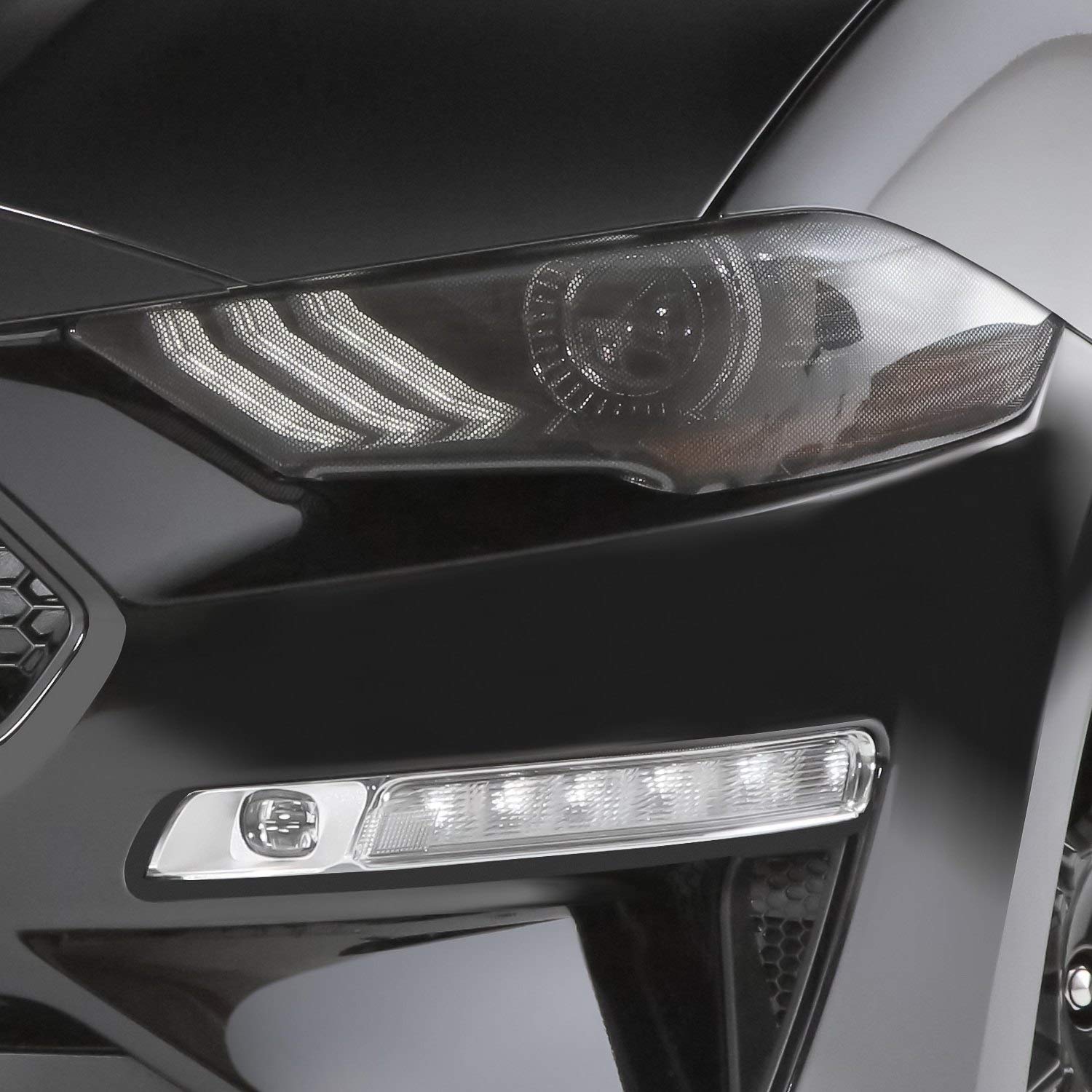 Gt Styling Gt0995X Carbon Fiber Look Headlight Cover Fits 2018-2020 Ford Mustang