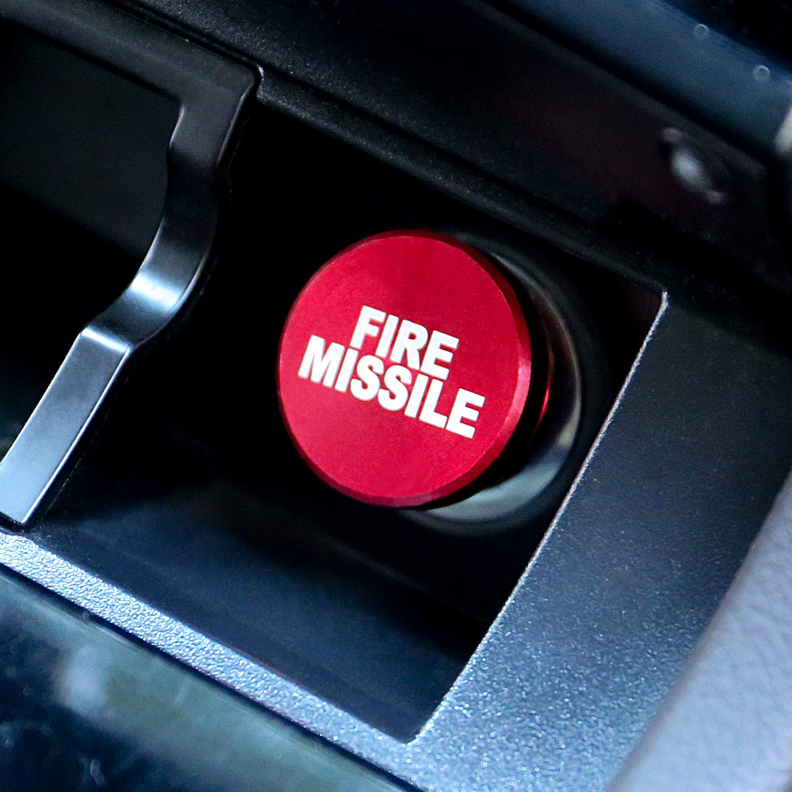 MELIFE 2 Pack Aluminum Car Cigarette Lighter Plug Replacement, Red Eject & Fire Buttons, Universal Fit for Most Vehicles