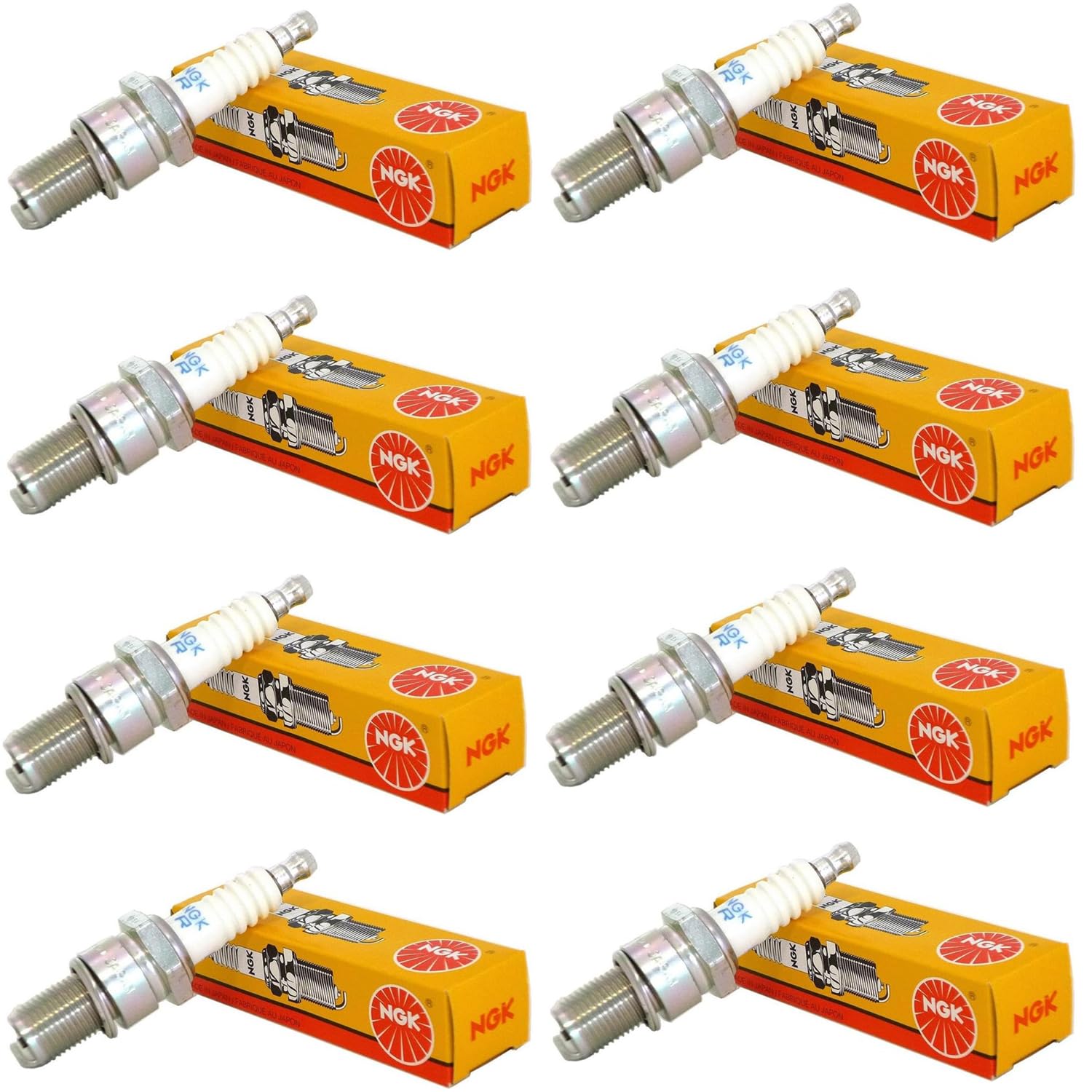 NGK Spark Plug BKR5E 5938(7938) Pack of 8