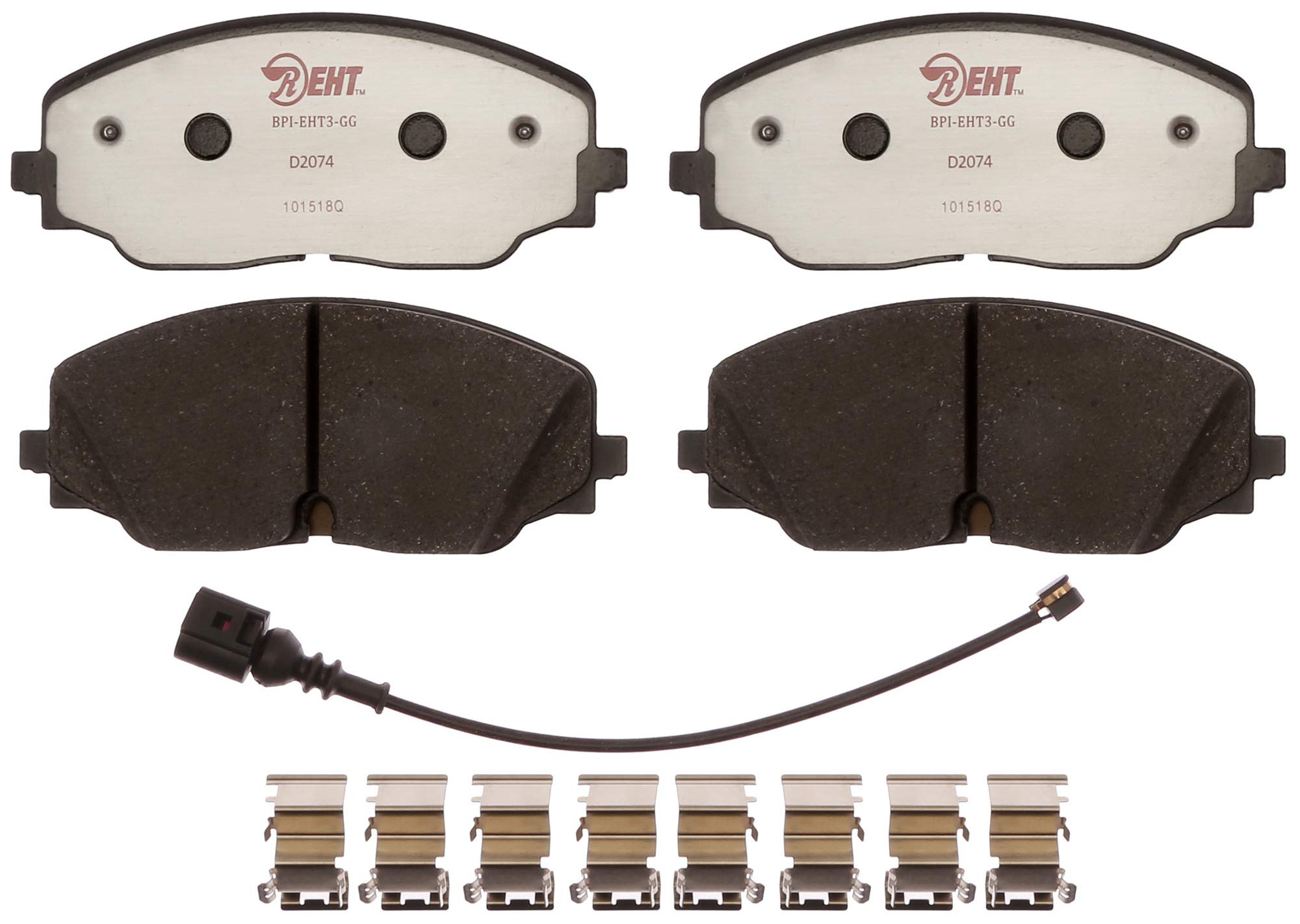 Raybestos Premium Raybestos Element3 Eht Replacement Front Brake Pad Set For Select 2018-2021 Volkswagen Atlas And 2020-2021 Vol