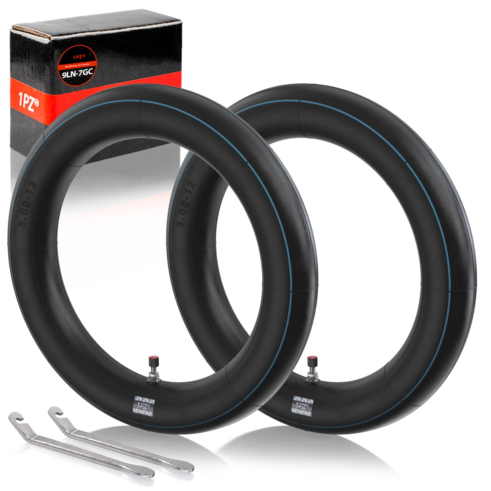 1PZ 9LN-7GC 3.00-12 Inner Tube 80/100-12 Tube Replacement for Honda CRF50 CRF110 XR70 KLX110 Kawasaki KLX 110 Yamaha TTR90 TTR11