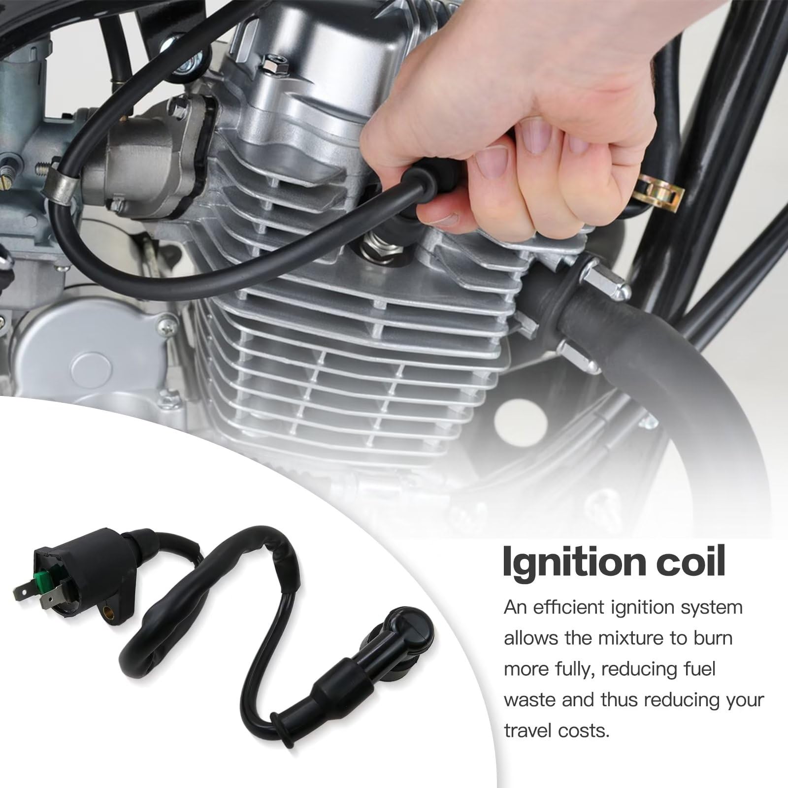 Sesyomr Ignition Coil for Kawasaki KLX 110 (2002-2011) - High Performance Replacement Part