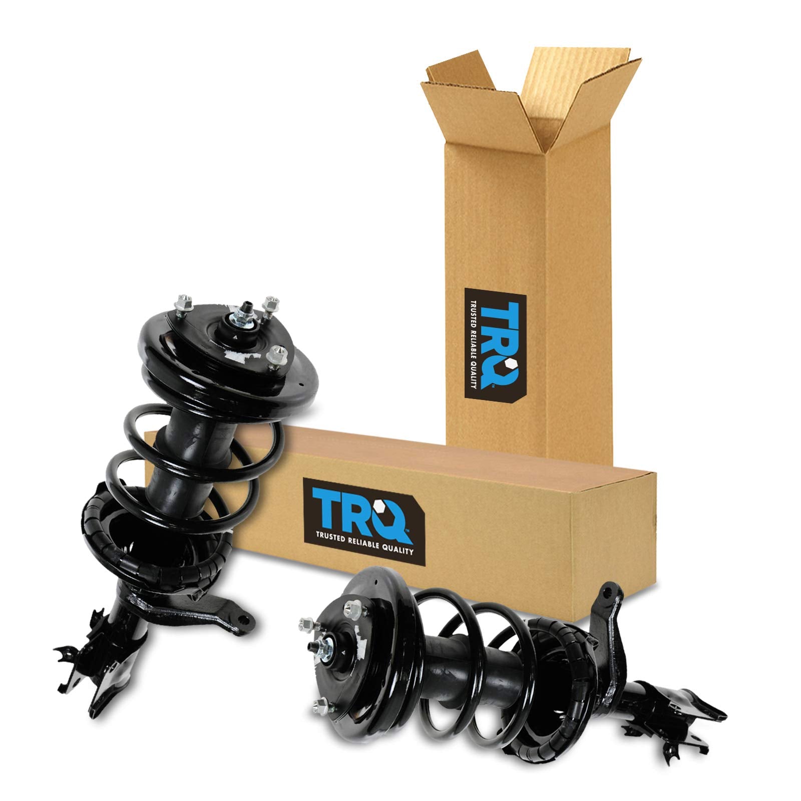 Trq Front Strut & Coil Spring Assembly Set Driver & Passenger Sides Compatible With 02-06 Honda Cr-V
