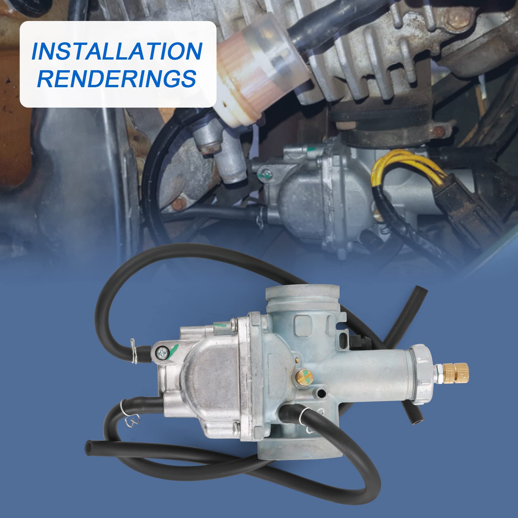 JDMSPEED Carburetor Replacement for Kawasaki Bayou 250 KLF250A (2003-2011) - Durable, Reliable Performance Upgrade