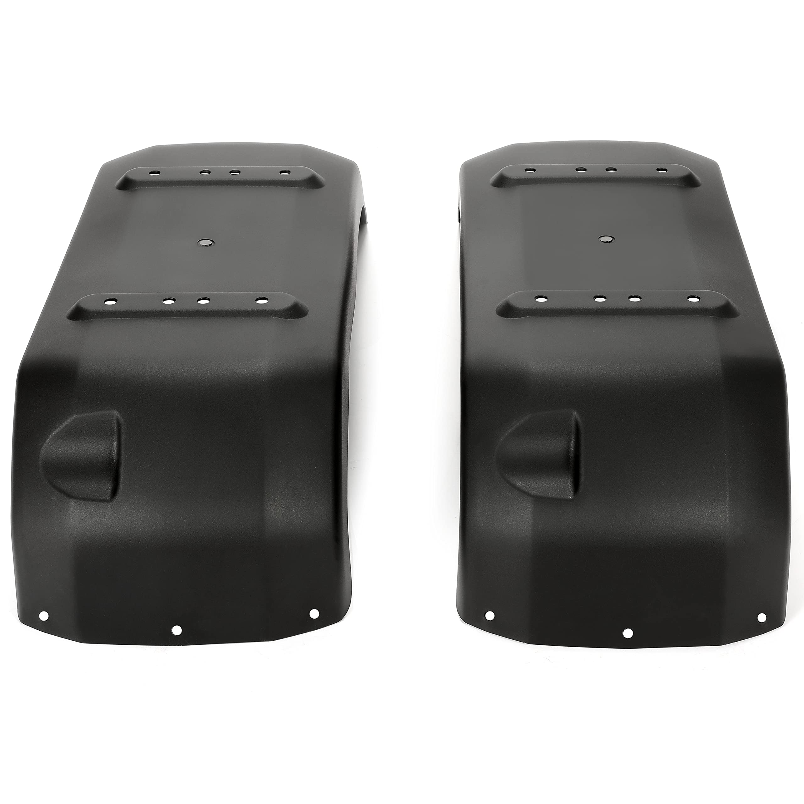Kojem Rear Fender Flares for 2001-2008 Kawasaki Mule 3000/3010/3020, Black & Green, Durable Plastic, Model LYMP-115, 2