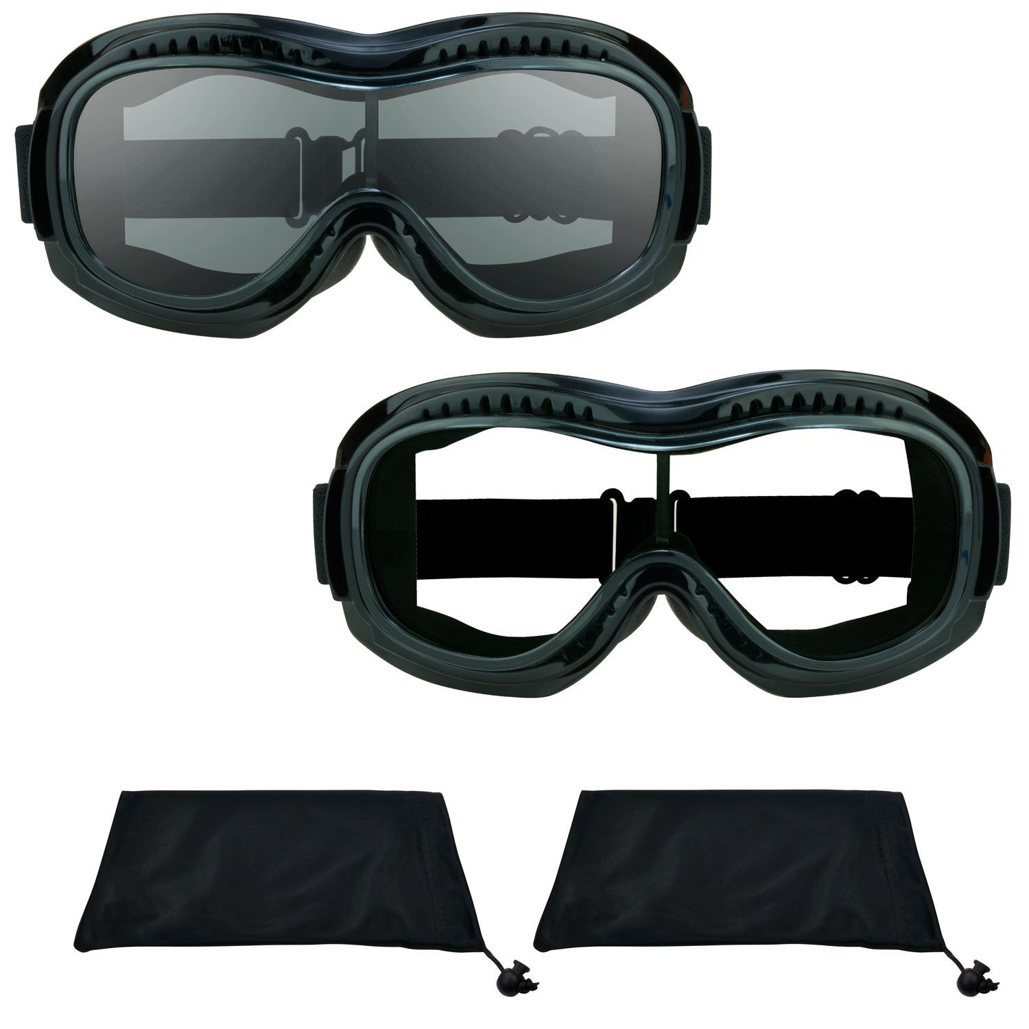Bikershades Fit Over Goggles For Eye-Glasses Smoke Clear Motorcycle Riding Cycling Skiing Sky Diving Outdoor Work