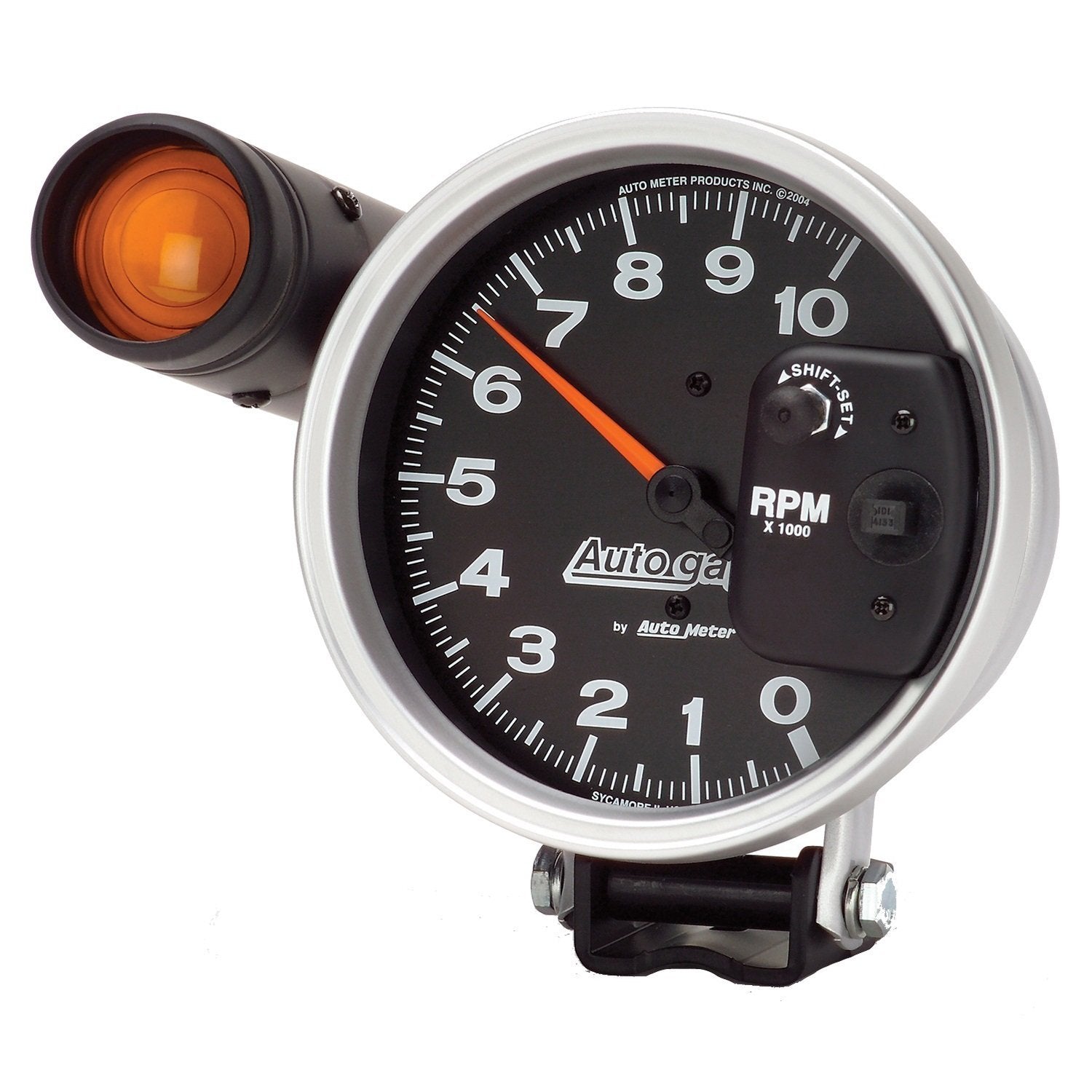 AUTO METER 233904 Pedestal Mount Shift Lite Tachometer Gauge - High-Performance Model for Accurate Shifting Indicator