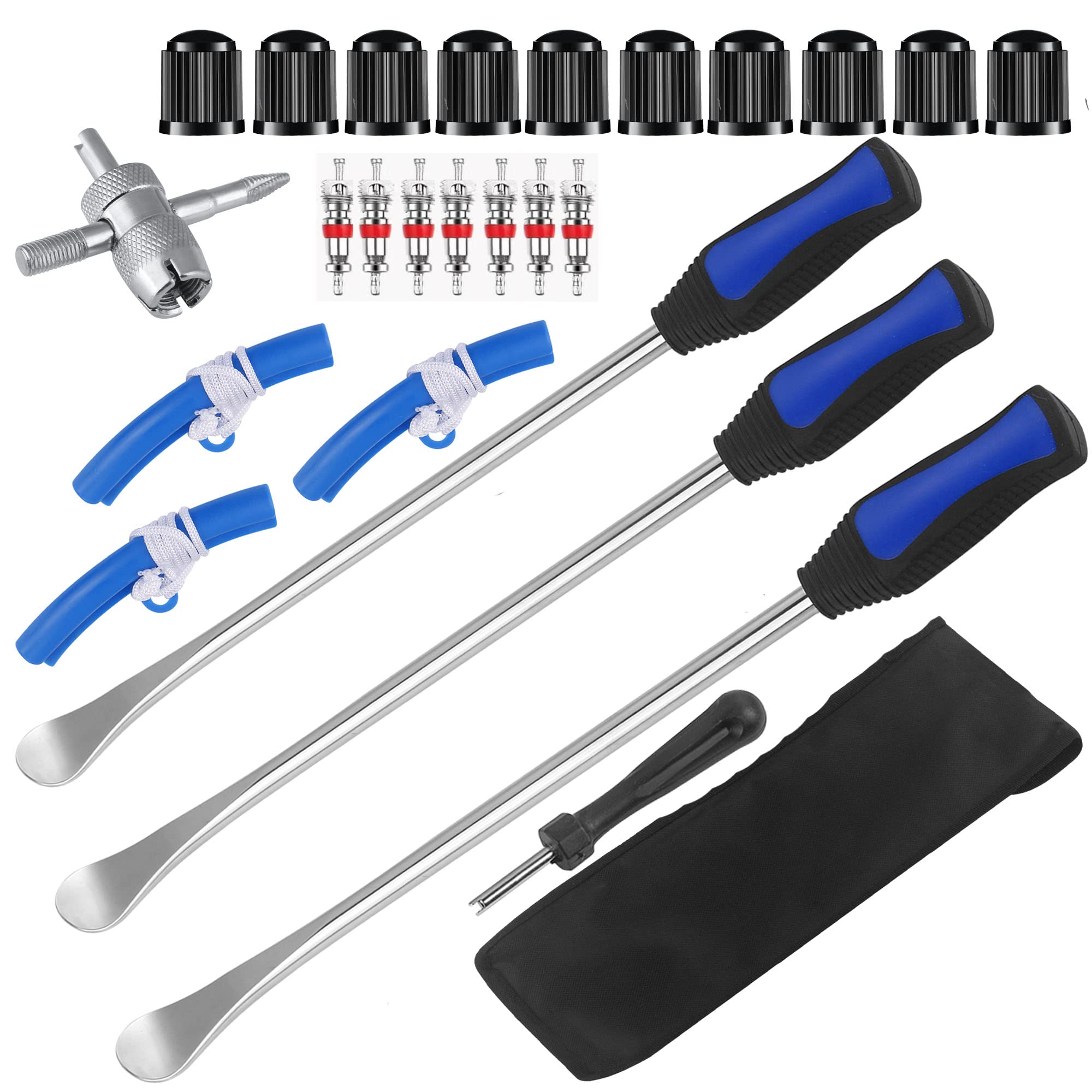 14.5''Tire Spoons Motorcycle Dirt Bike Tire Changing Tools Iron Set ,Tire Spoon Levers Tire Changer Kit For Atv Lawn Mower With