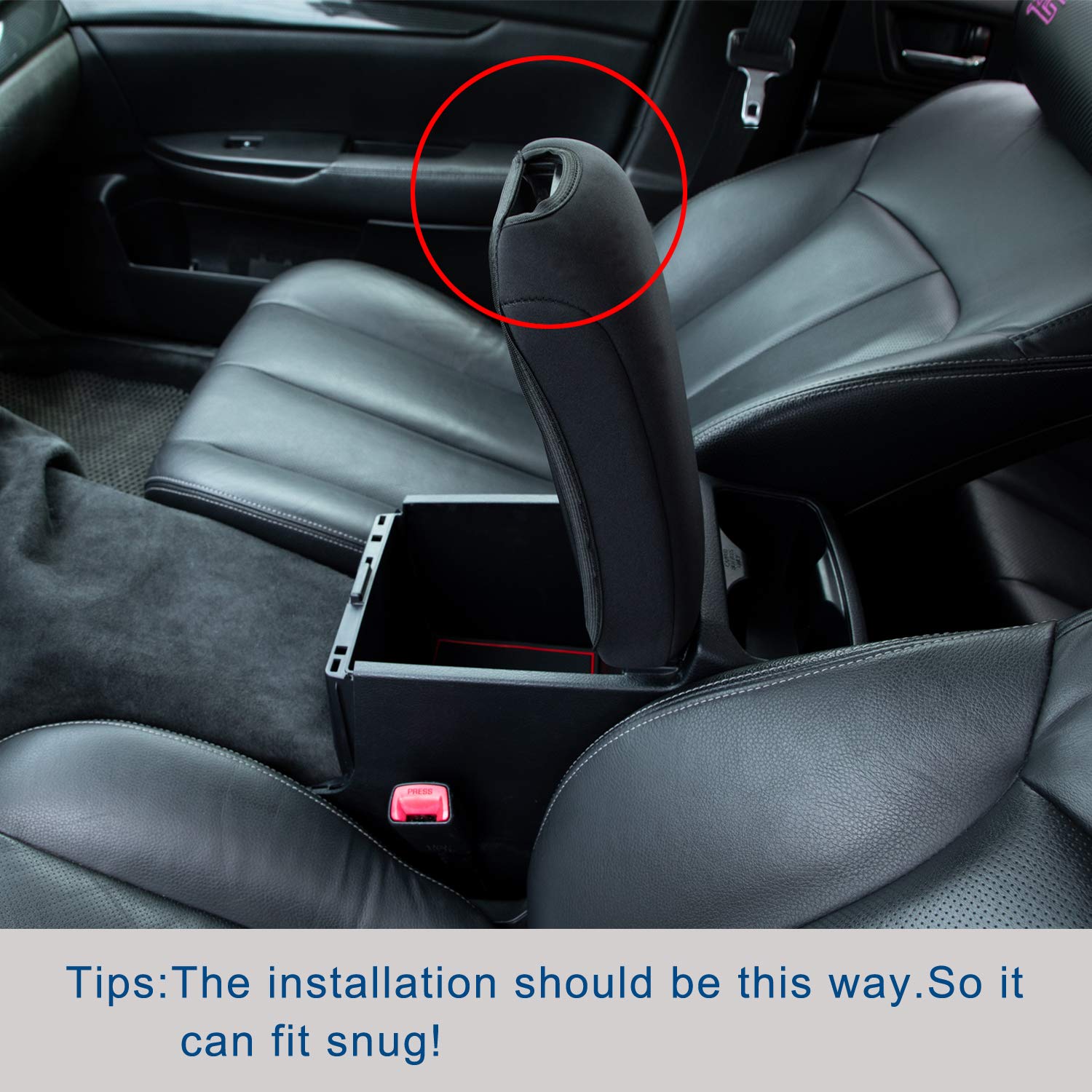 JDMCAR Tacoma Armrest Cushion - Customized Neoprene Protector for Toyota Tacoma 2016-2023