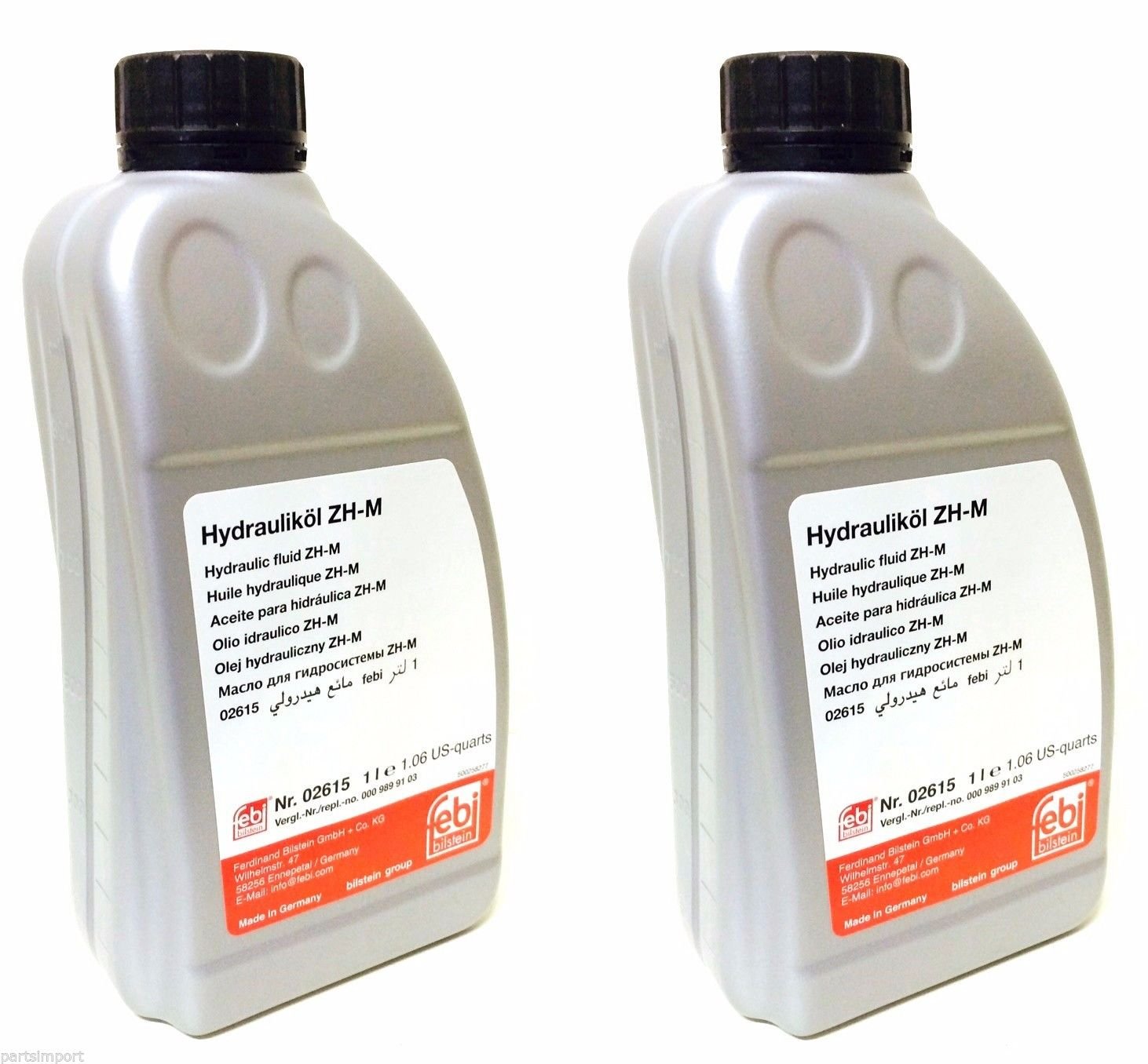 Febi Bilstein For Mercedes 2Lt Hydraulic Fluid For Suspension And Convertible