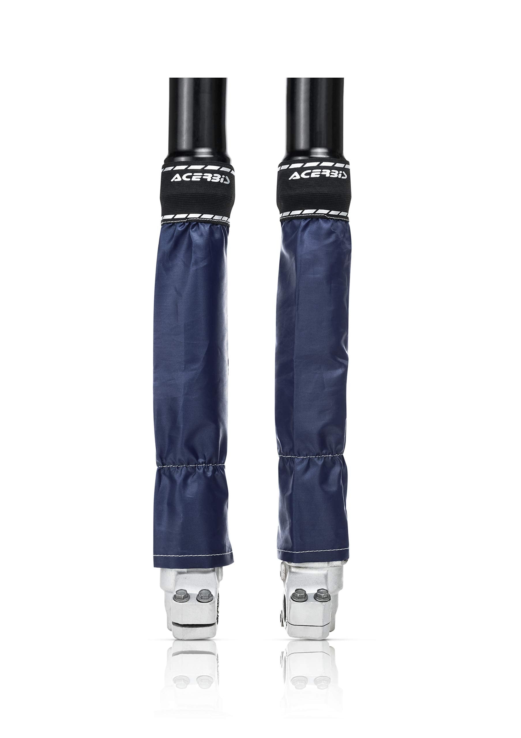 Acerbis 0024421.040 Z-Mud Fork Gaiter Blue, Set Of 2