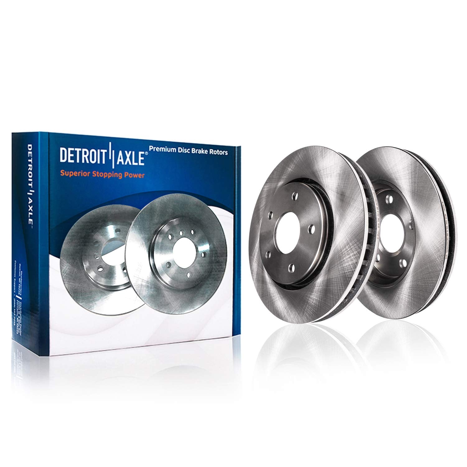 Detroit Axle - Rear Brake Rotors for 2007-2015 Mazda CX-9 Brake Rotors 2008 2009 2010 2011 2012 2013 2014 Replacement : 12.80 in