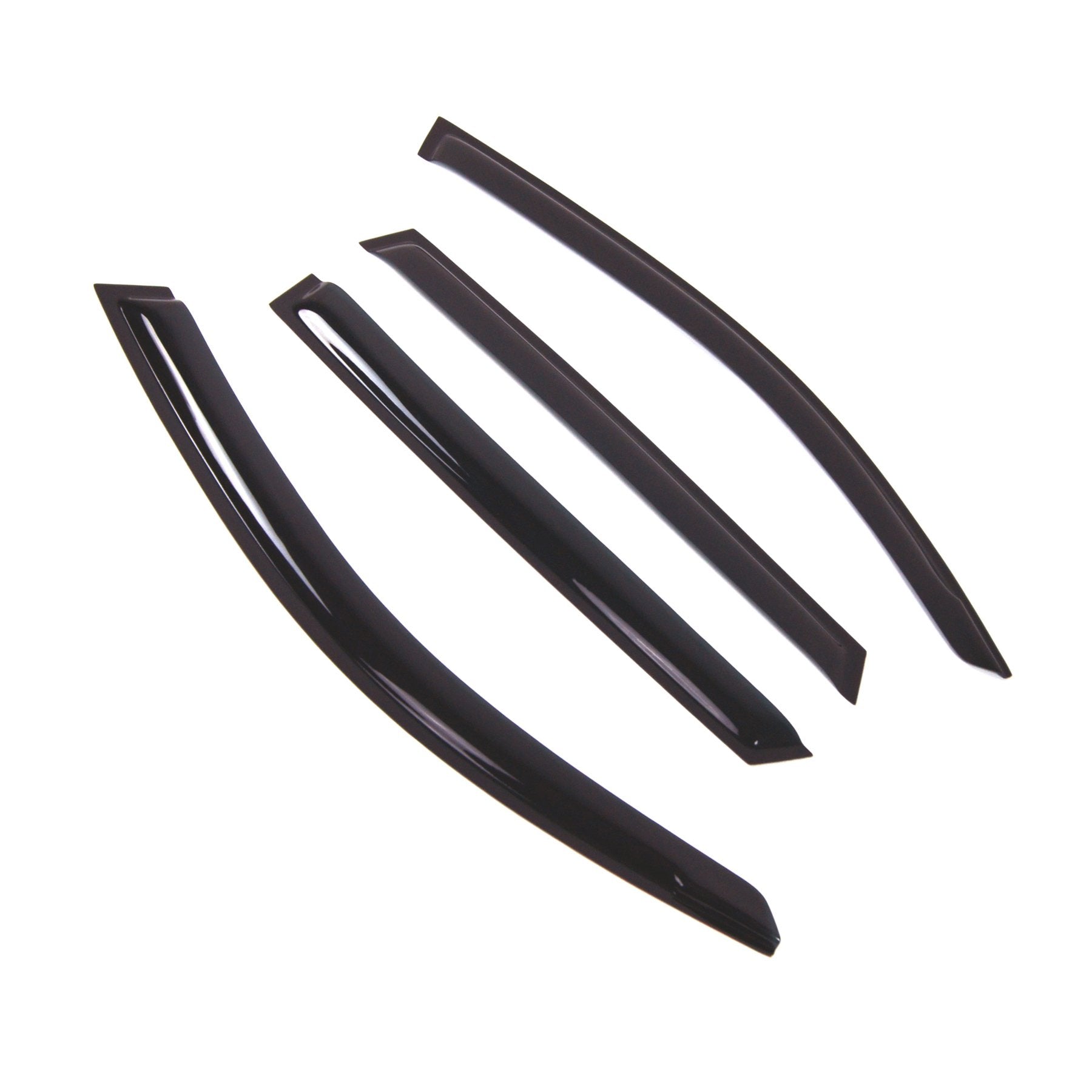 Car Window Rain Guard | Outside Mount Visors Auto Side Window Deflectors | Windows Visor Rain Shields Compatible With 2001-2006