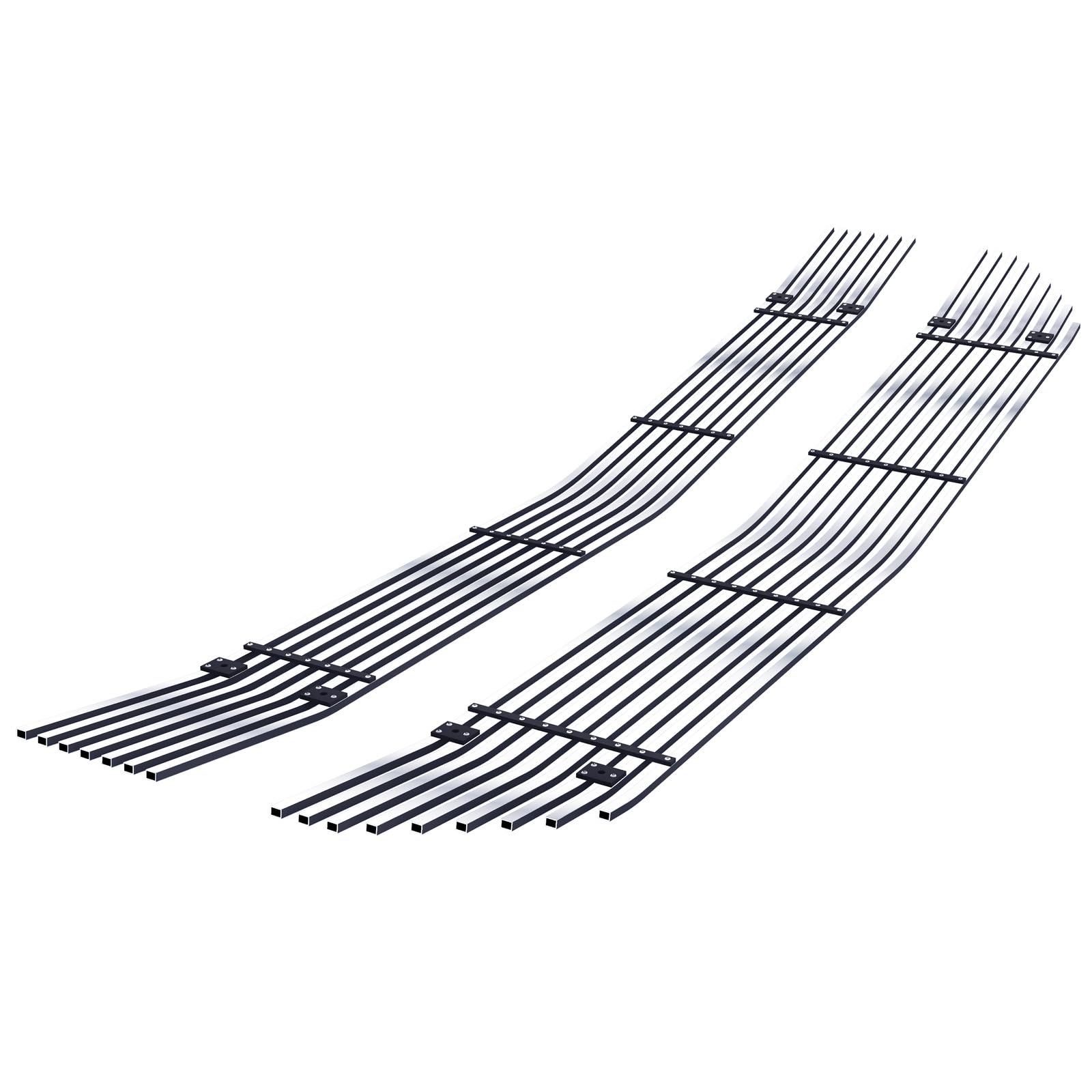 APS Chrome Stainless Steel Main Upper Billet Grille Insert C66360A for 2016-2018 Chevy Silverado 1500