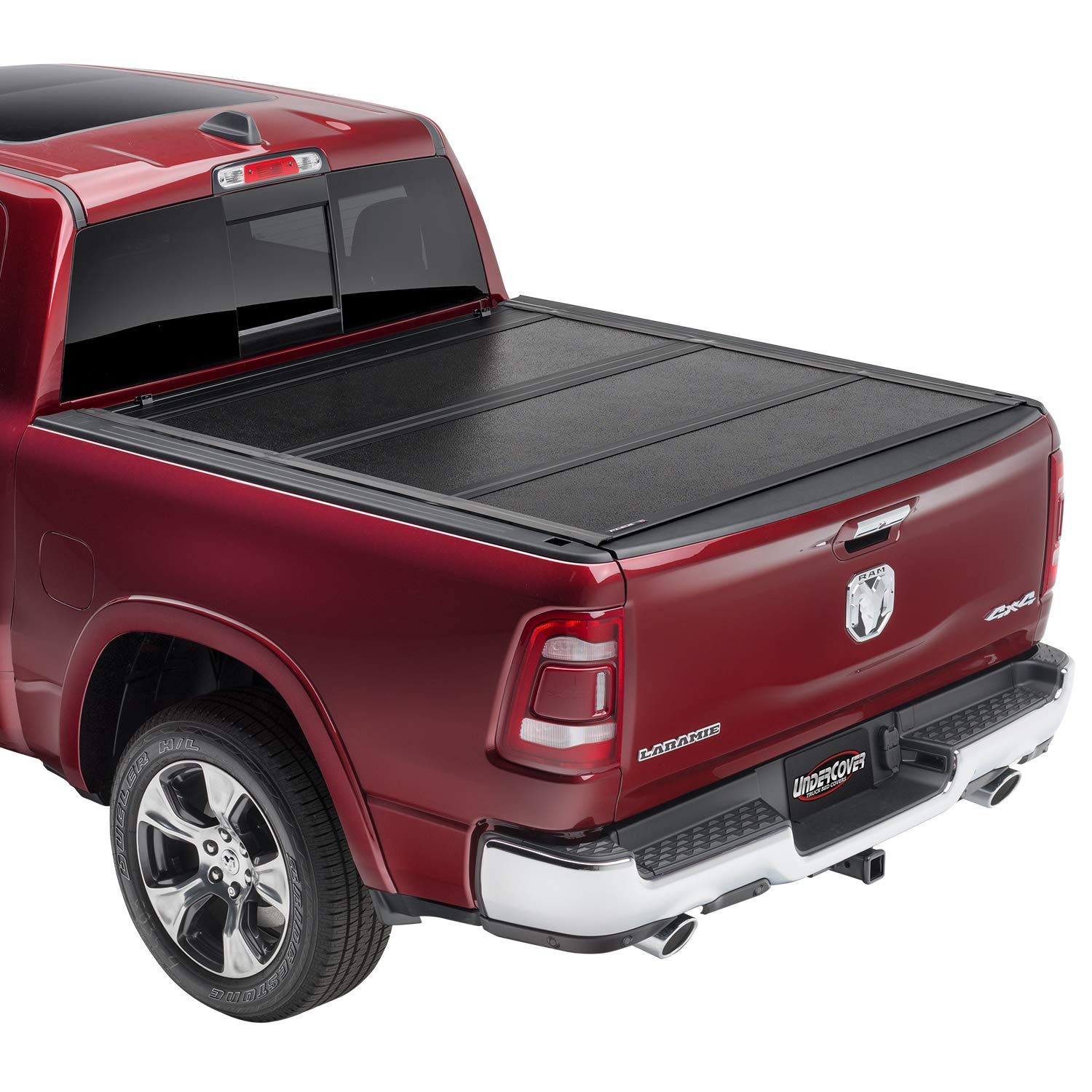 Realtruck Undercover Flex Hard Folding Truck Bed Tonneau Cover | Fx41008 | Fits 2007 - 2021 Toyota Tundra W/ Rail System 5' 7 Bed (66.7)
