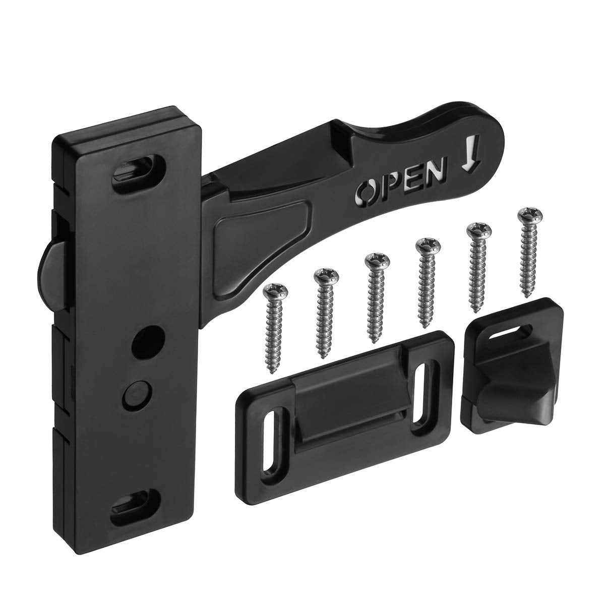 Miady Rv Screen Door Latch Right Hand Handle Kit For Rvs, Trailer, Camper, Motor Home, Cargo Trailer